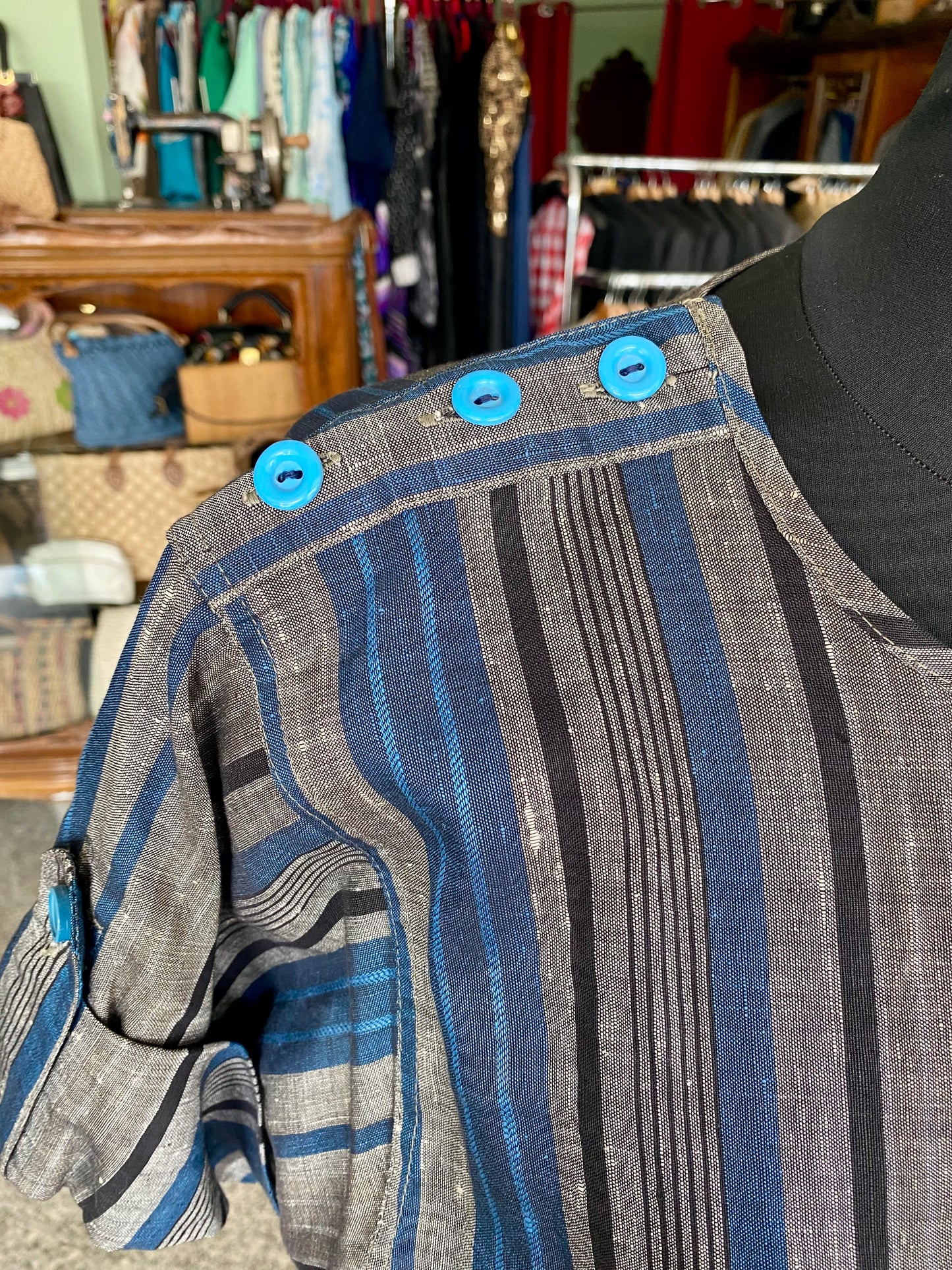 Abito in shantung di seta mosto lino - TG. 42/44