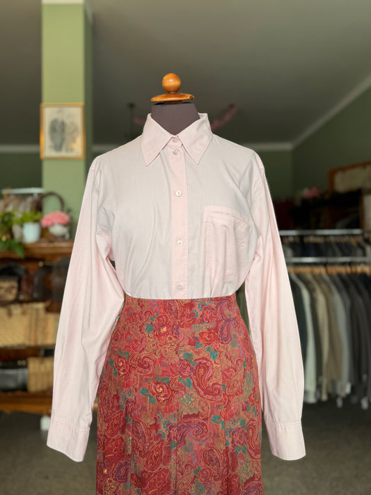 Camicia rosa in 100% cotone - TG. 44 circa