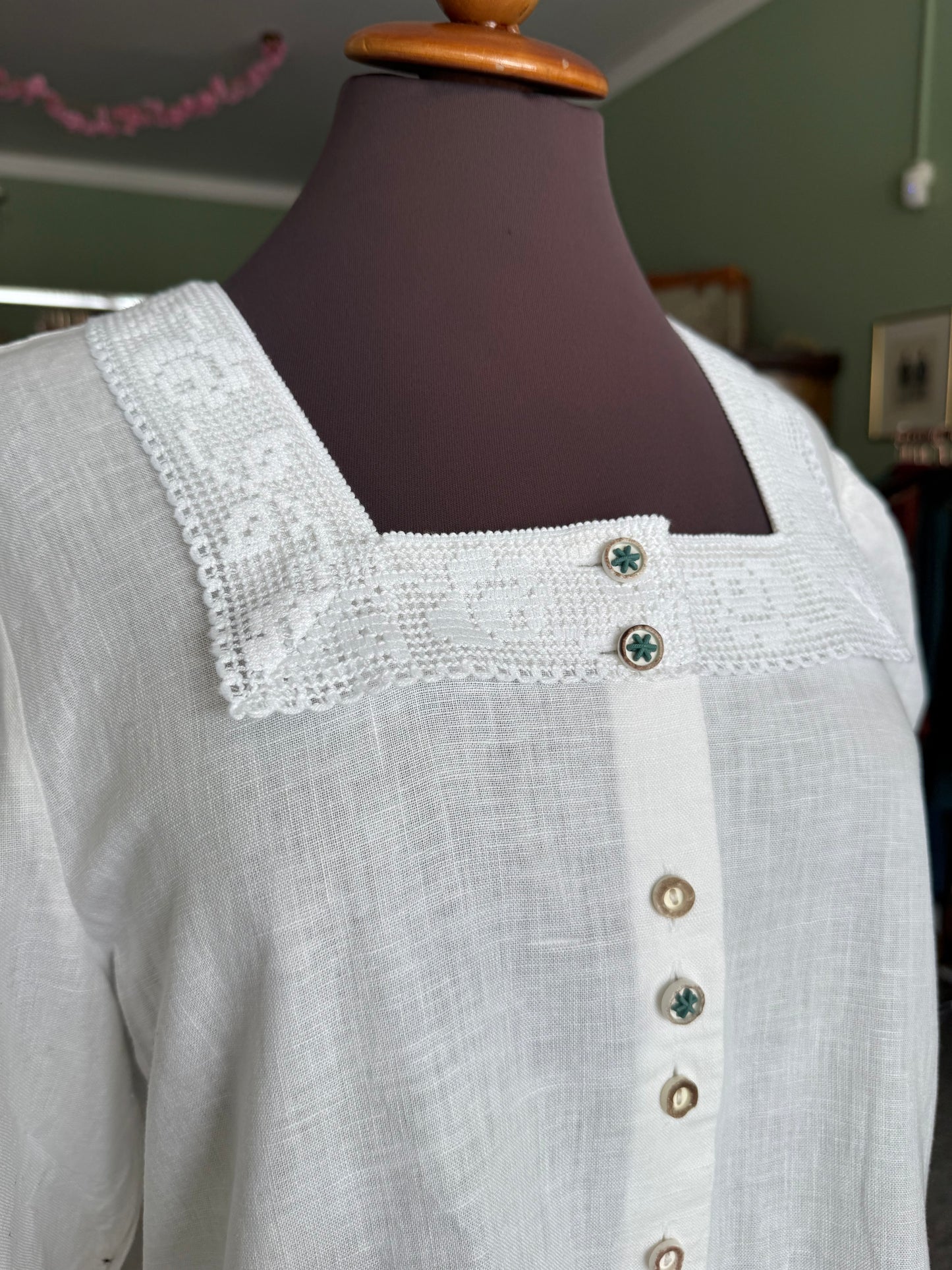 Camicia tirolese in cotone - TG. 42/44