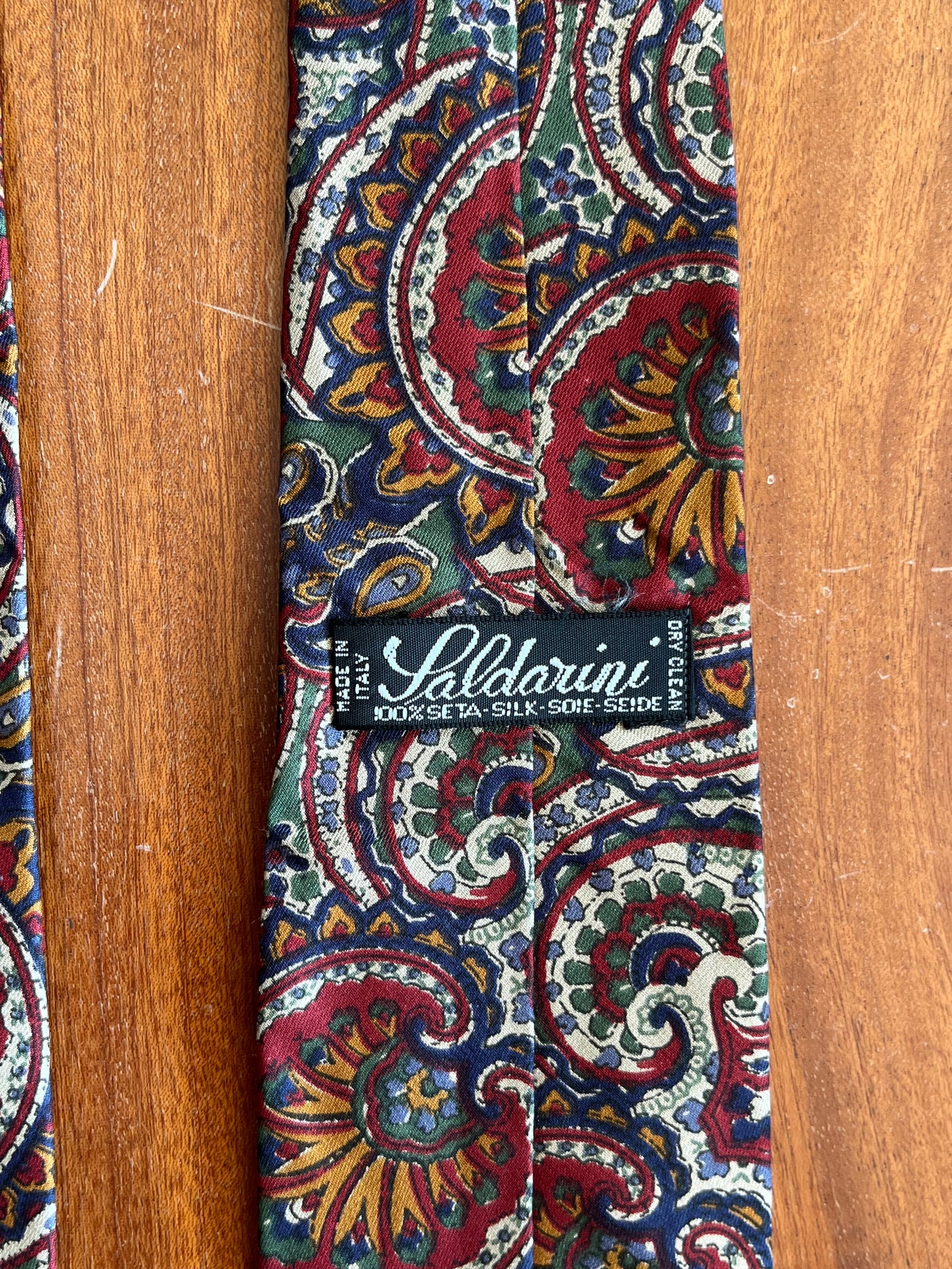 Cravatta anni ‘80 paisley