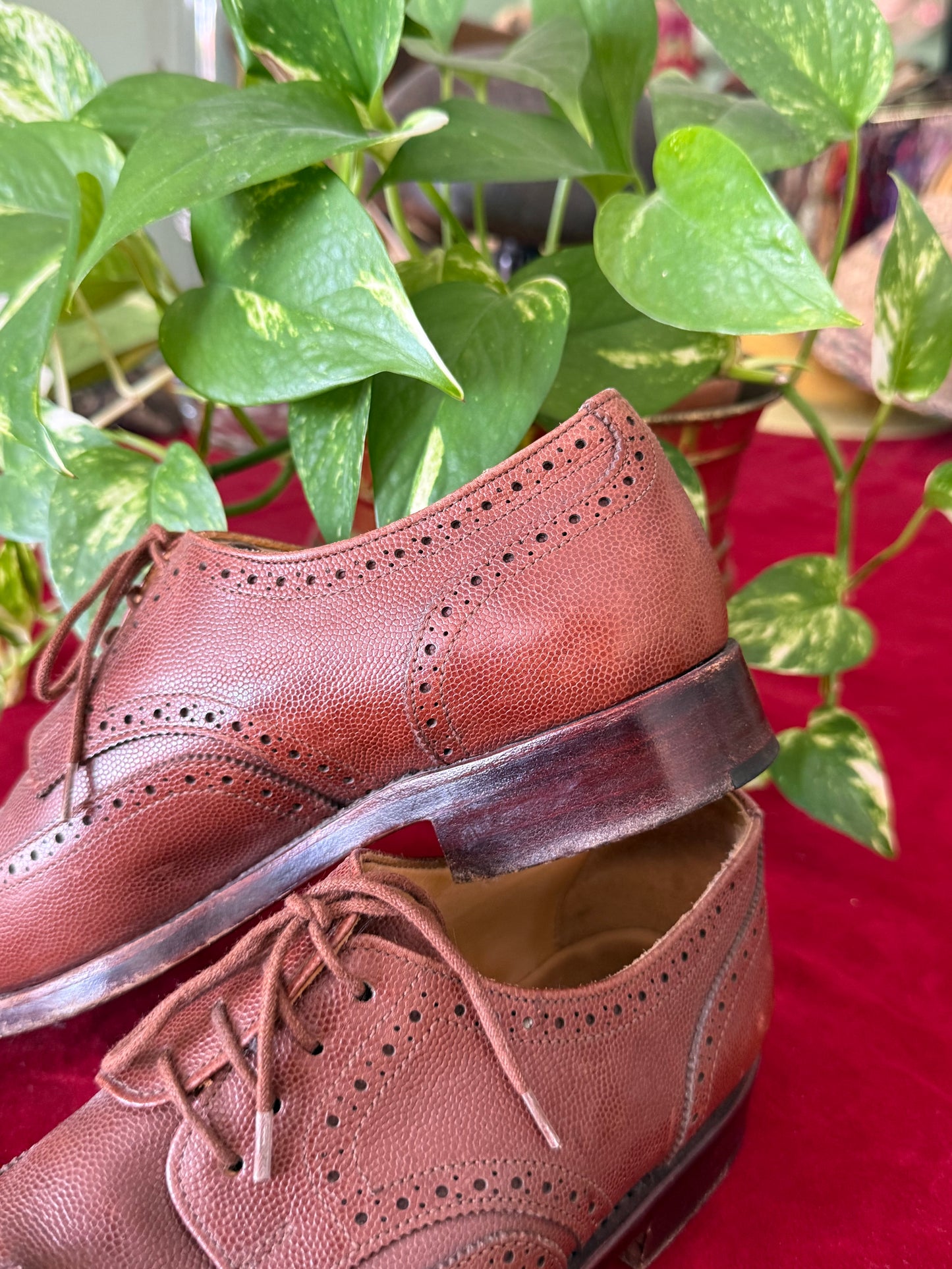 Stringate Brogue in Vera Pelle - NR. 36.5