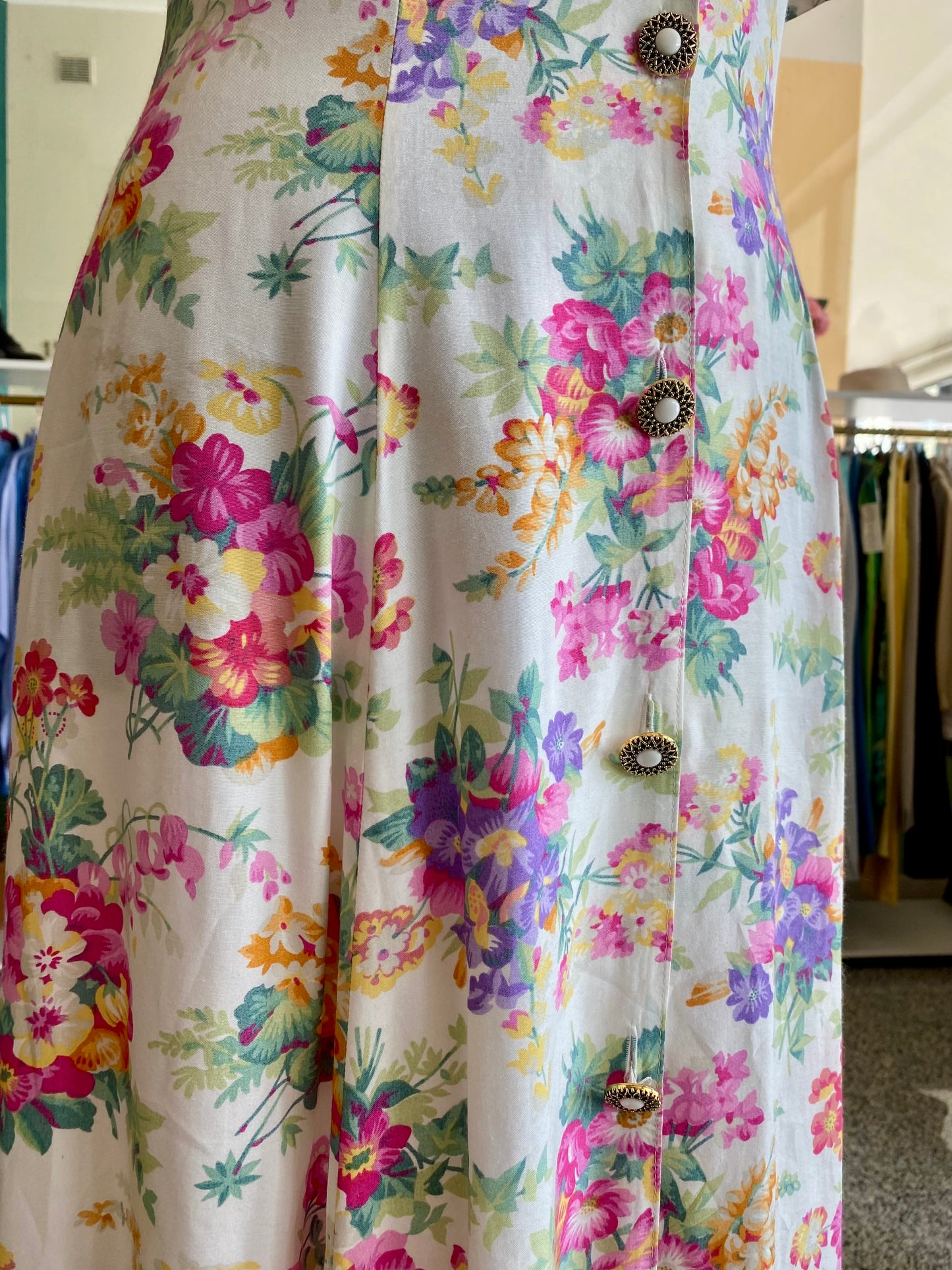 Abito con stampa floreale - TG. 40/42