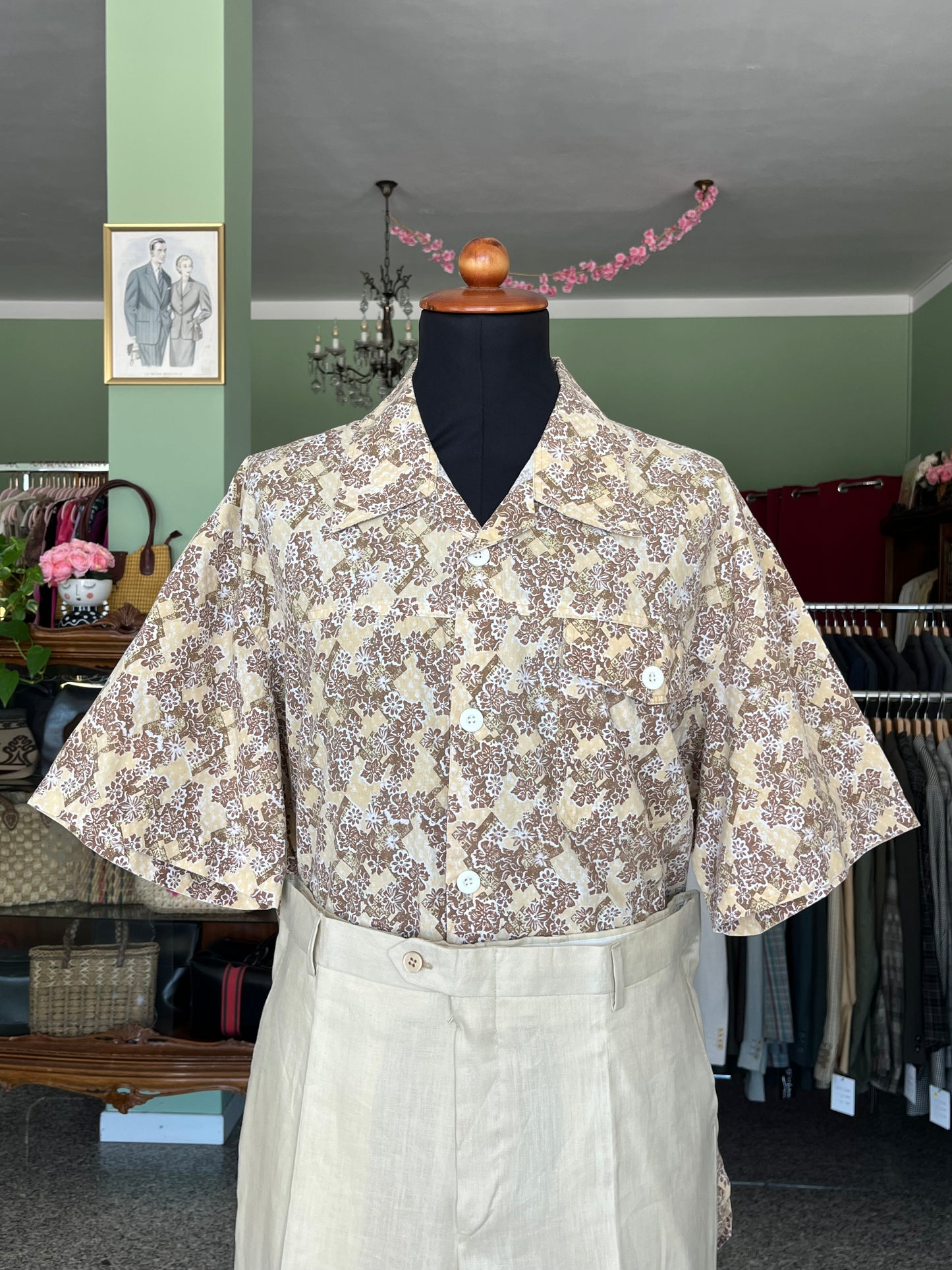 Camicia a maniche corte tg. L-XL