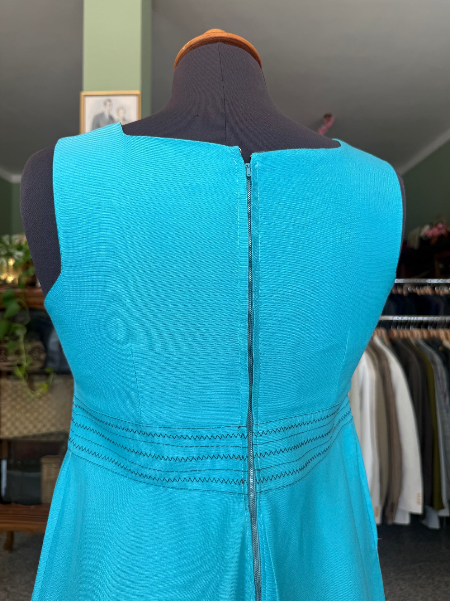 Mini dress anni ‘60 turchese - TG. 38/40