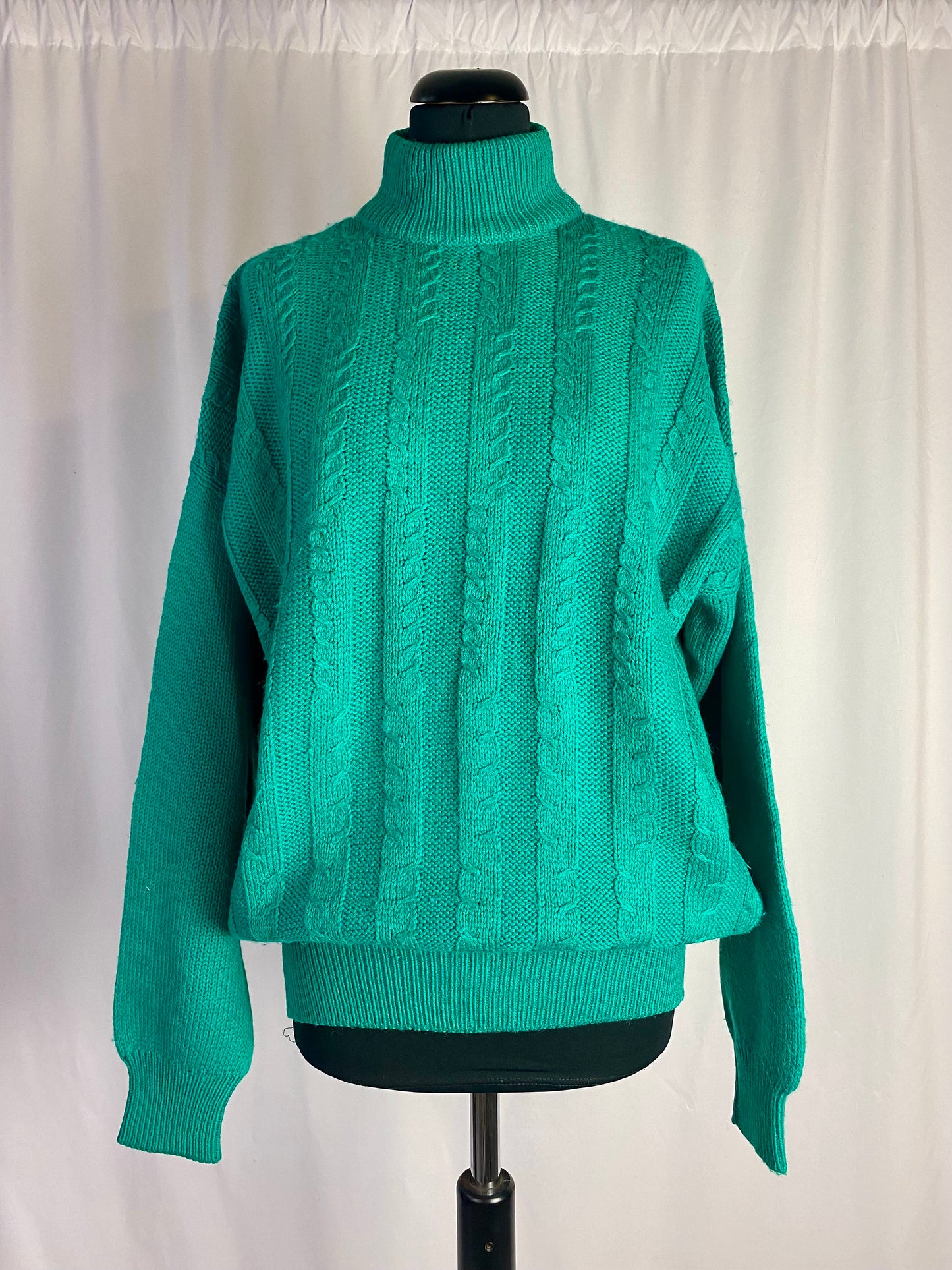 Maglione verde smeraldo - TG. 50/52/54