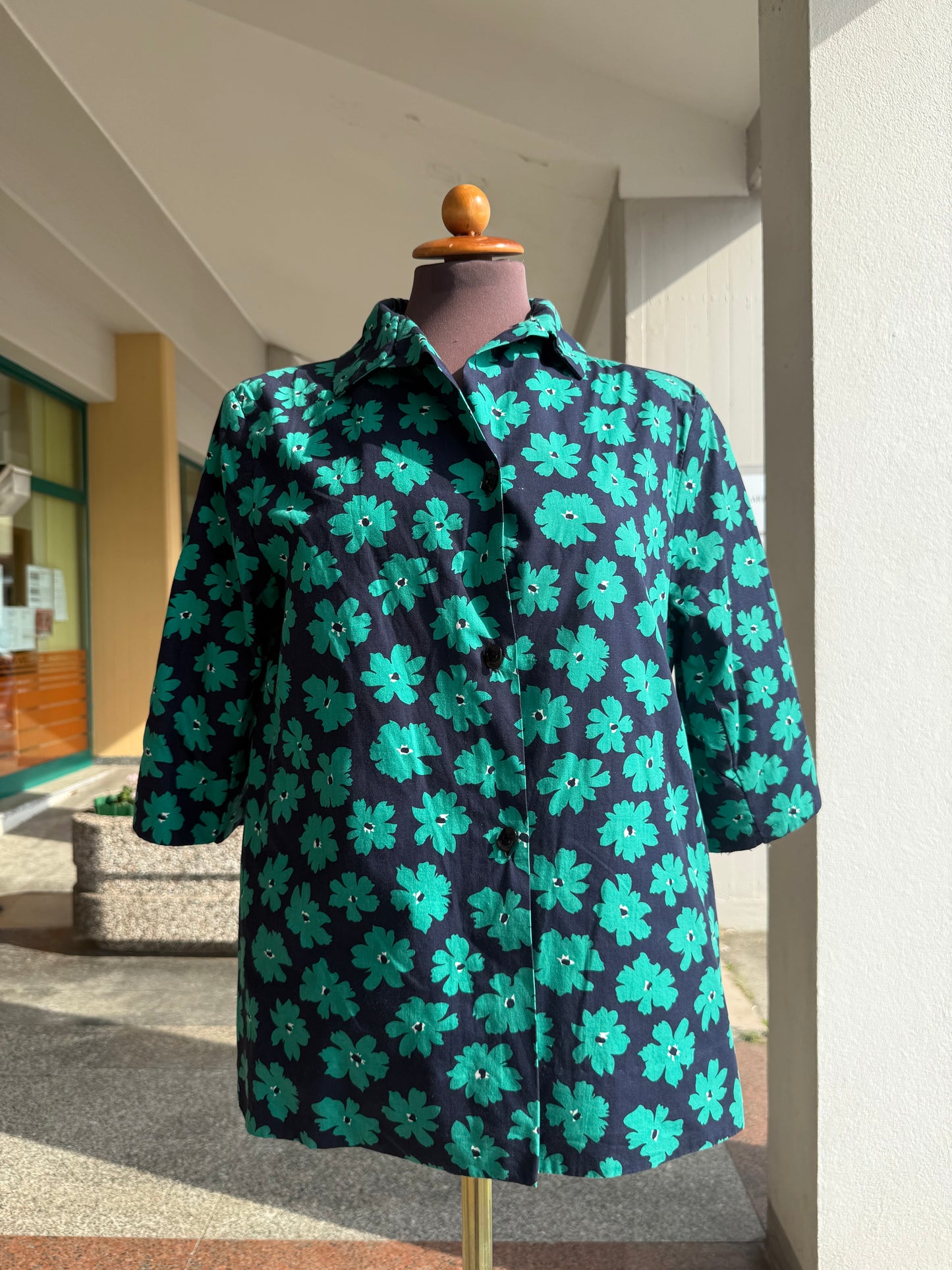 Tailleur giacca + gonna stampa floreale - TG. 44