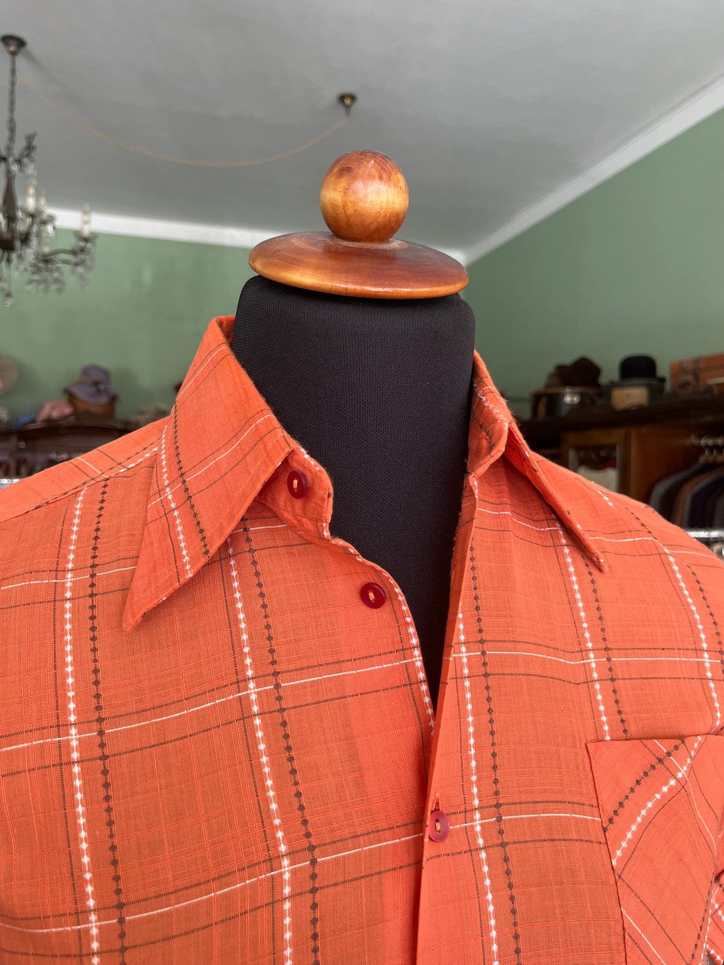 Camicia anni ‘70 a maniche corte tg. S-M