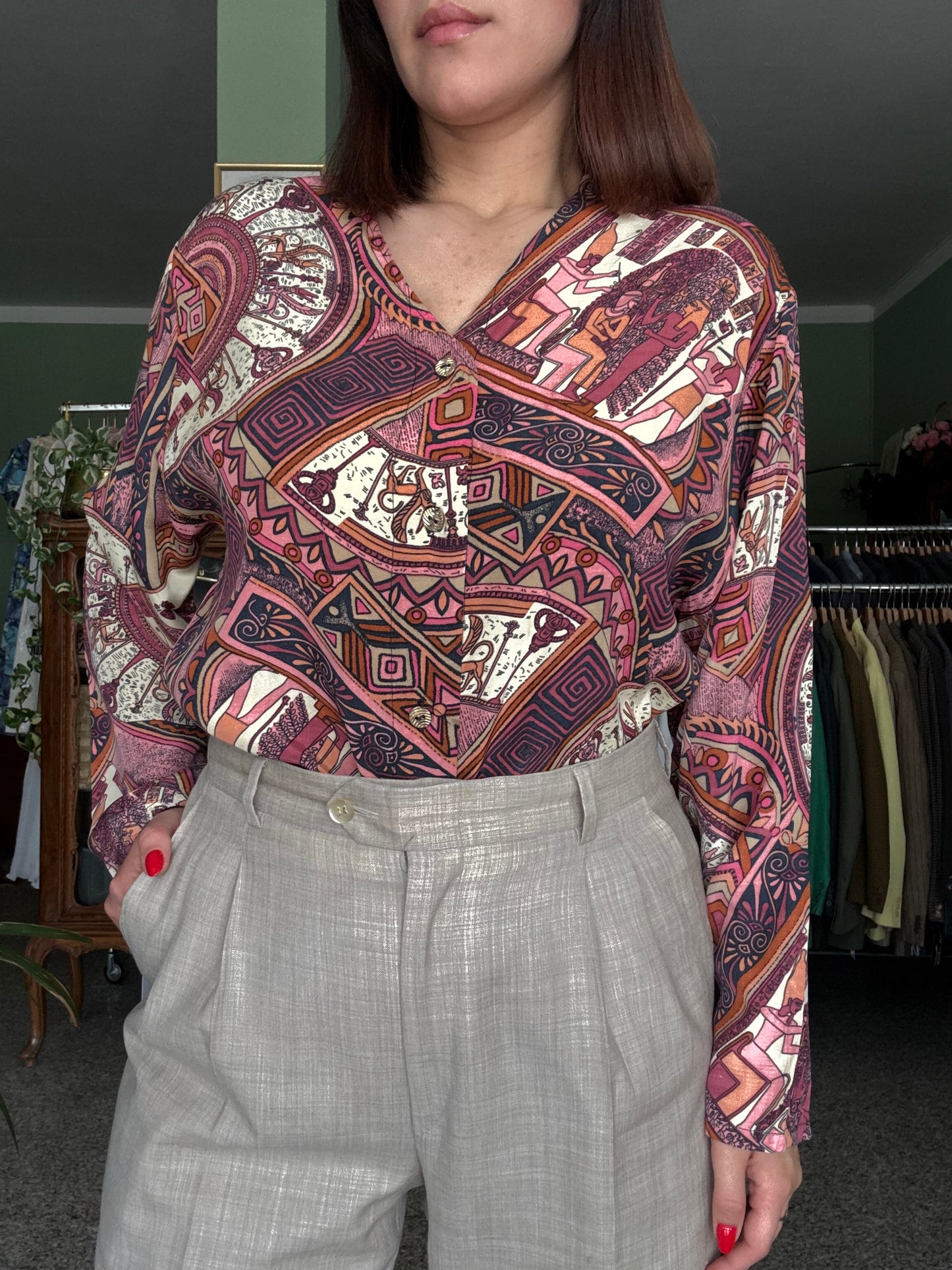 Camicia antico Egitto - TG. 44 circa