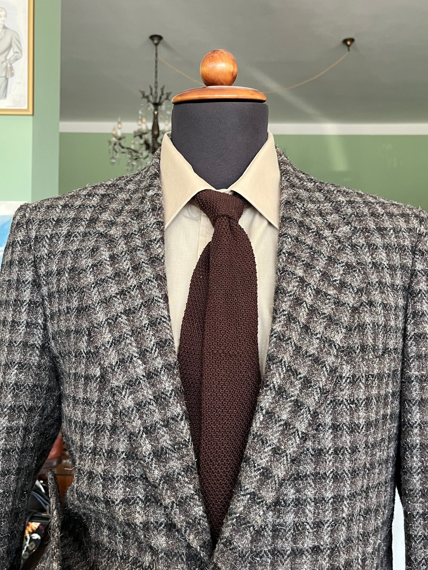 Giacca anni ‘80 tweed tg. 46-48