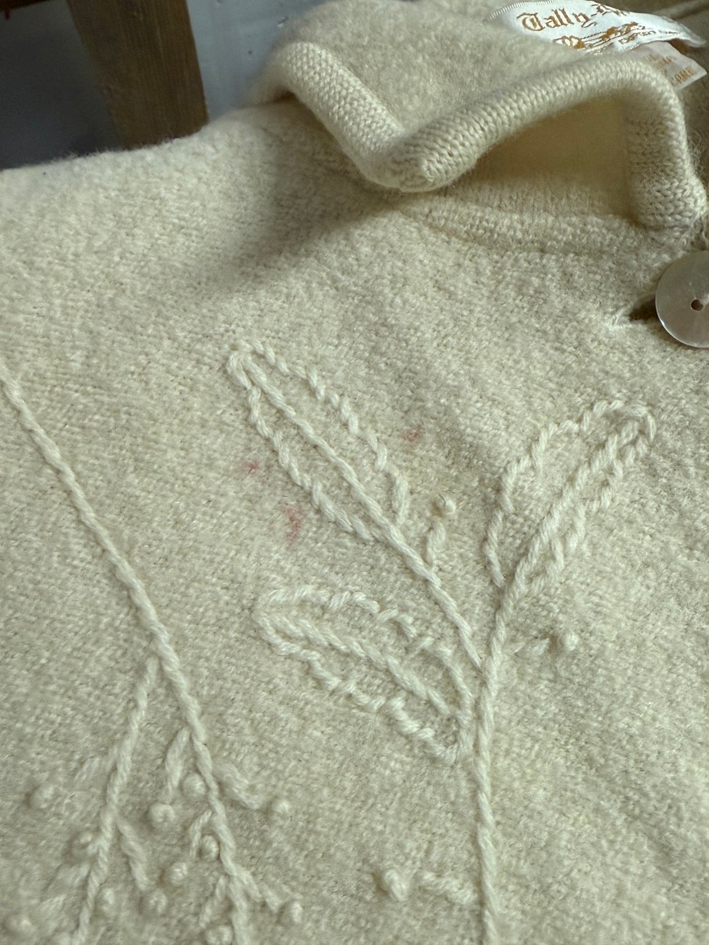 Giacca in pura lana panna - TG. 42/44