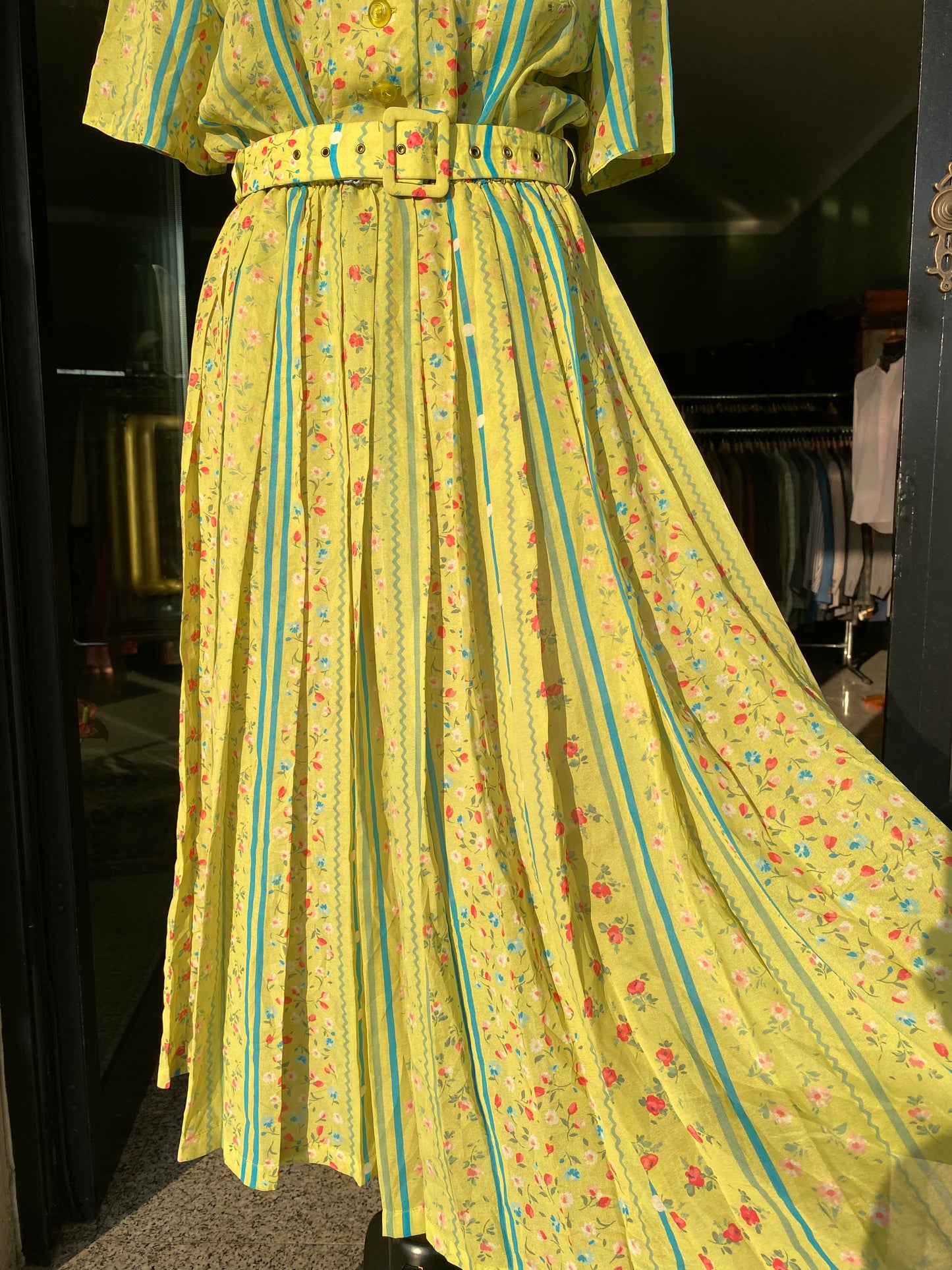 Abito anni ‘70 verde prato - TG. 44 circa