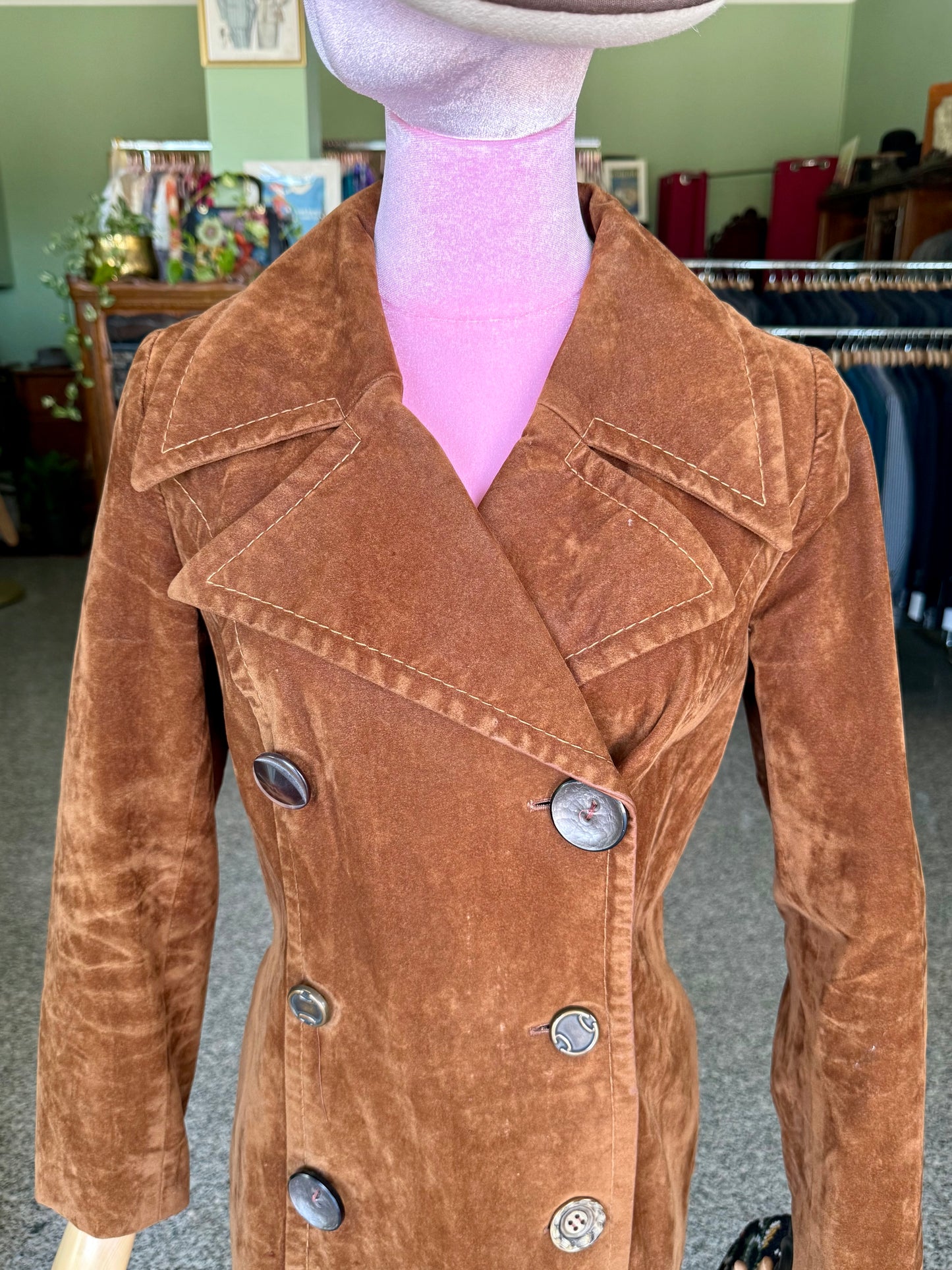 Cappotto in camoscio anni ‘70 - TG. 40