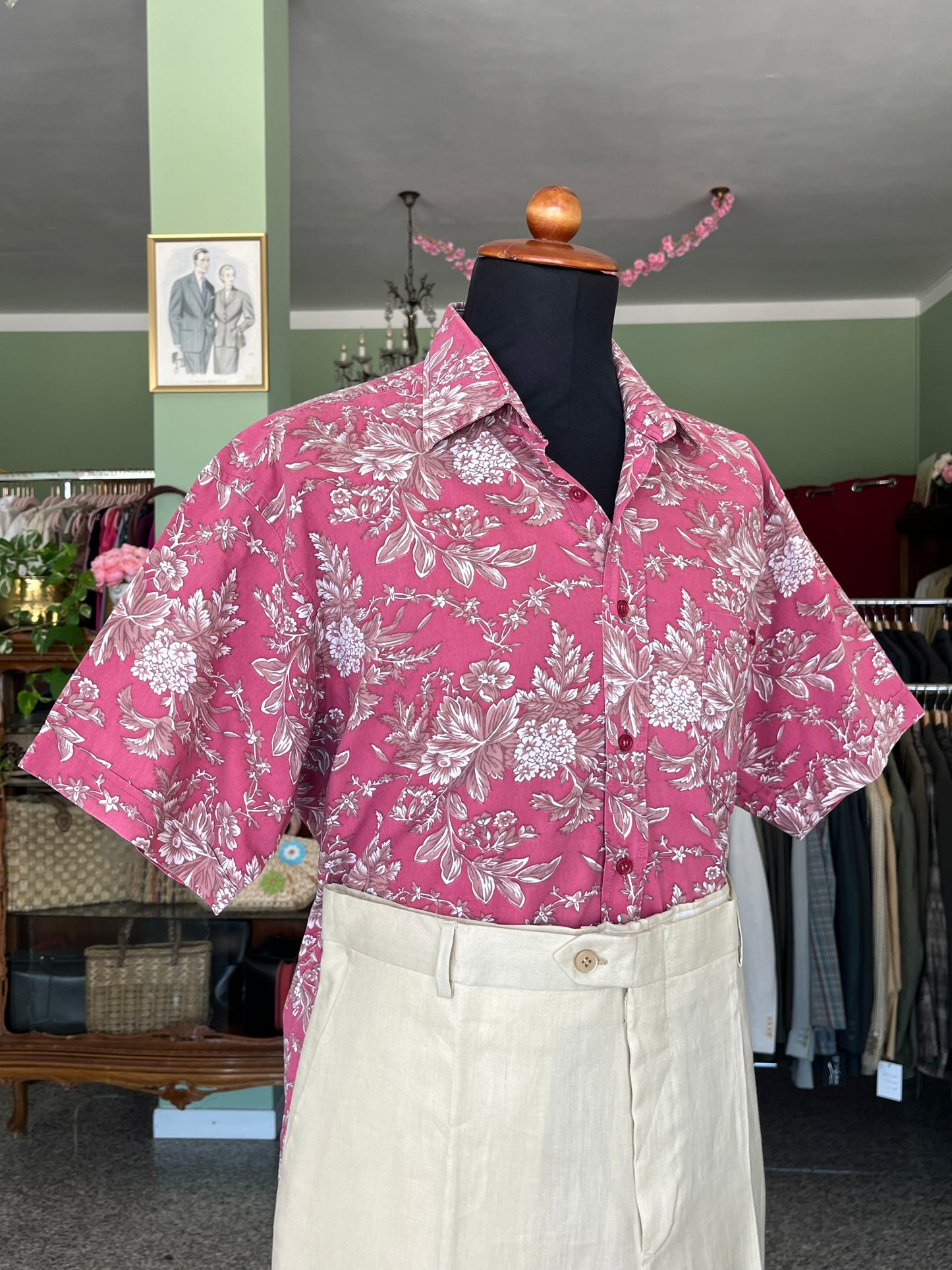 Camicia Hawaii a maniche corte tg. M-L
