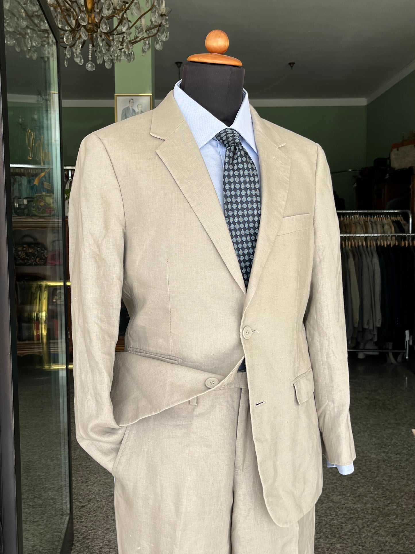 Completo in lino tg. 48