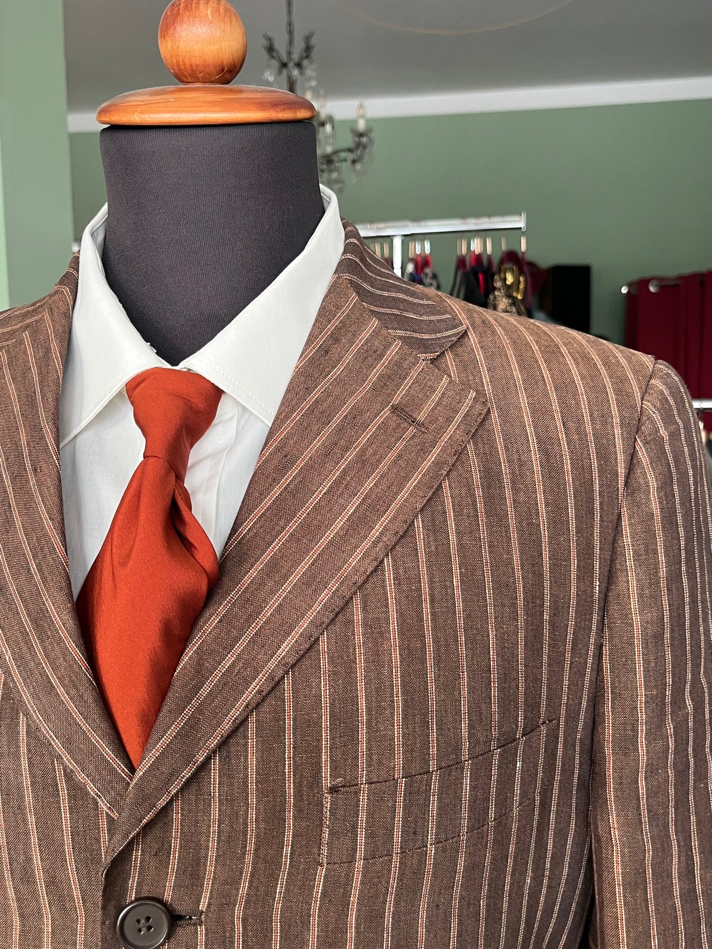 Completo in lino anni '90 tg. 46-48