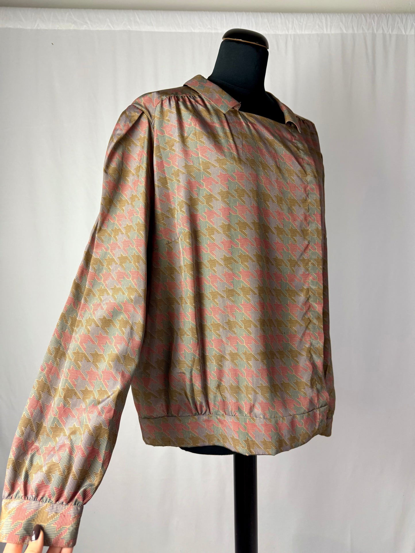 Camicia sartoriale con macro pied de poule - TG. 48/50