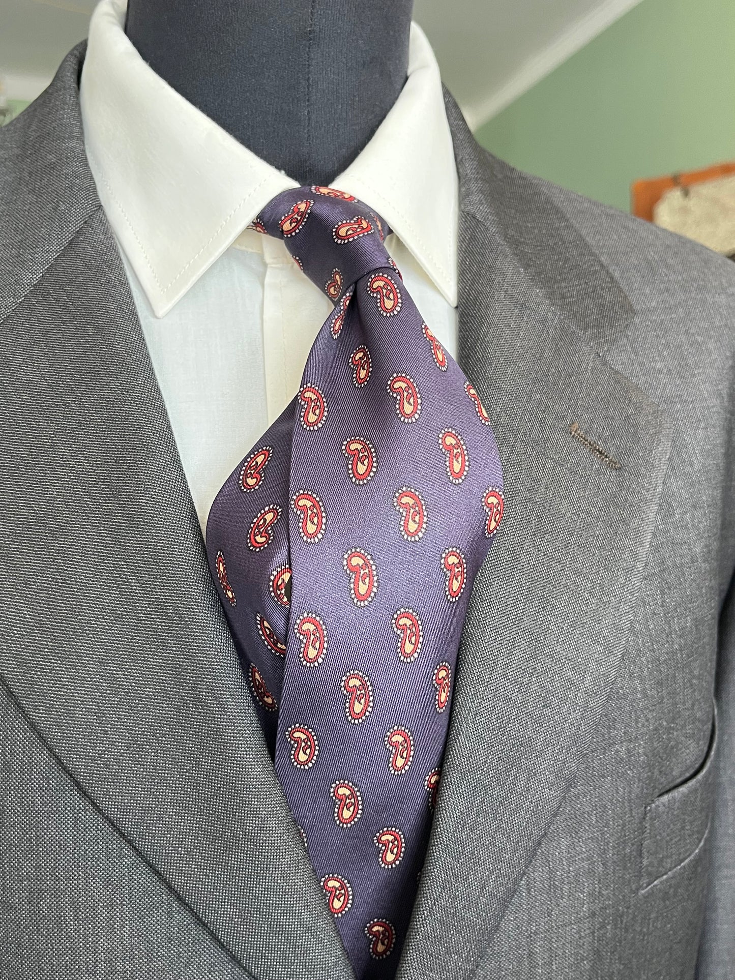 Cravatta swing anni ‘70 viola