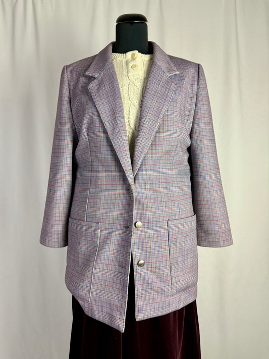 Blazer sartoriale a quadri anni ’70 - TG. 40
