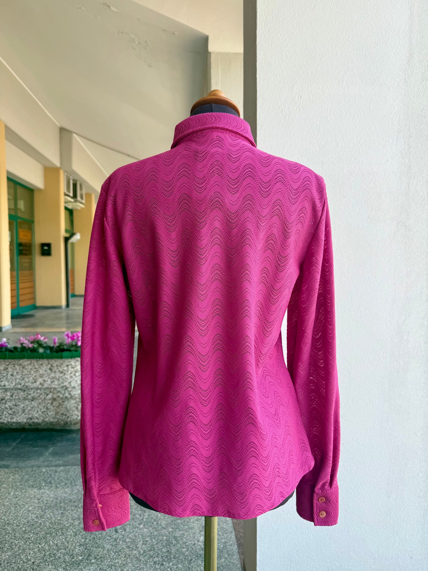 Camicia anni ‘70 fucsia - TG. 46