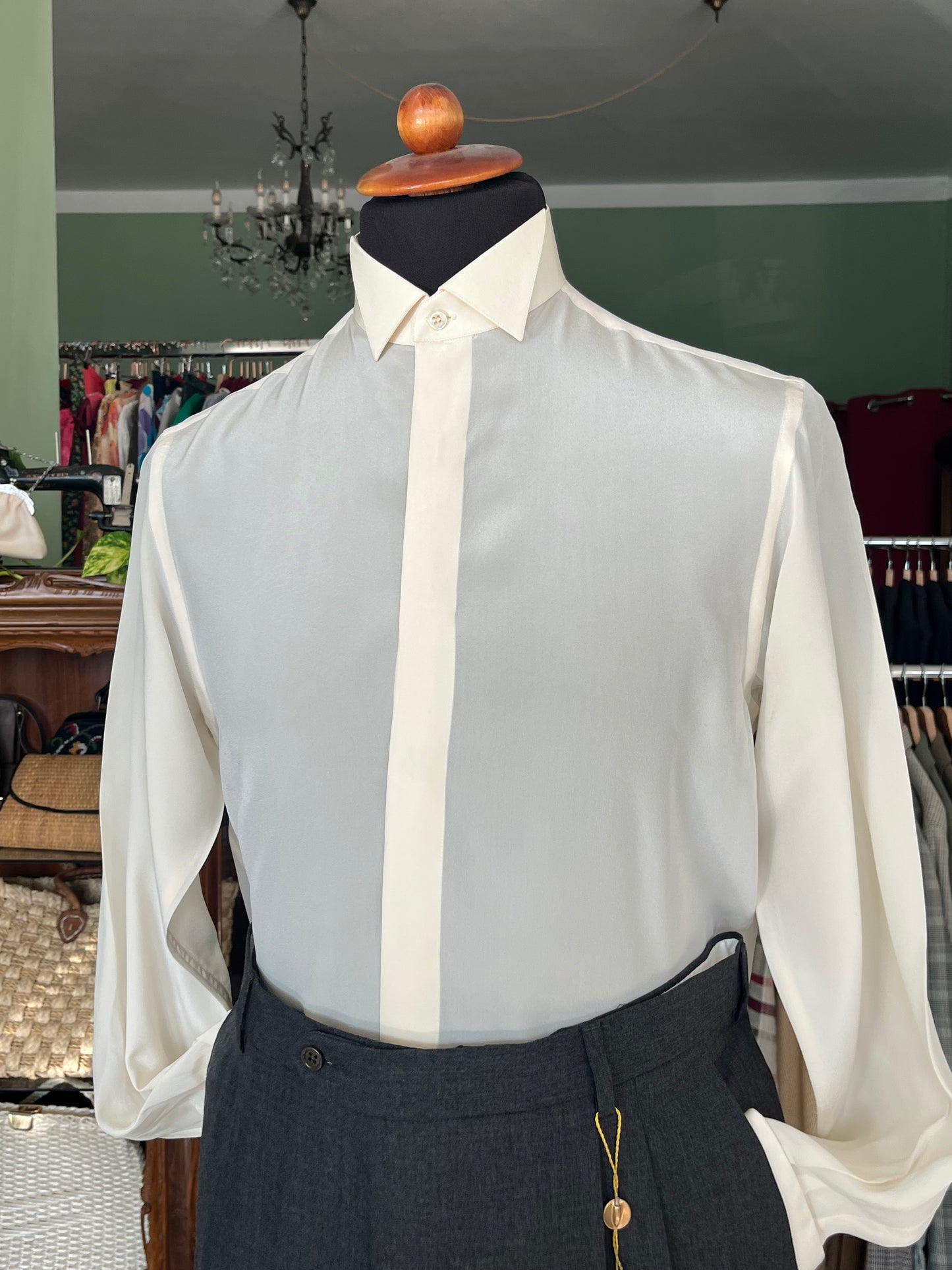 Camicia in seta anni ‘80 tg. S-M