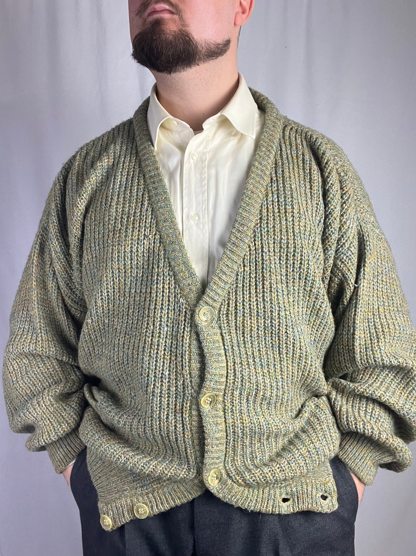 Cardigan anni '80 XXL-3XL