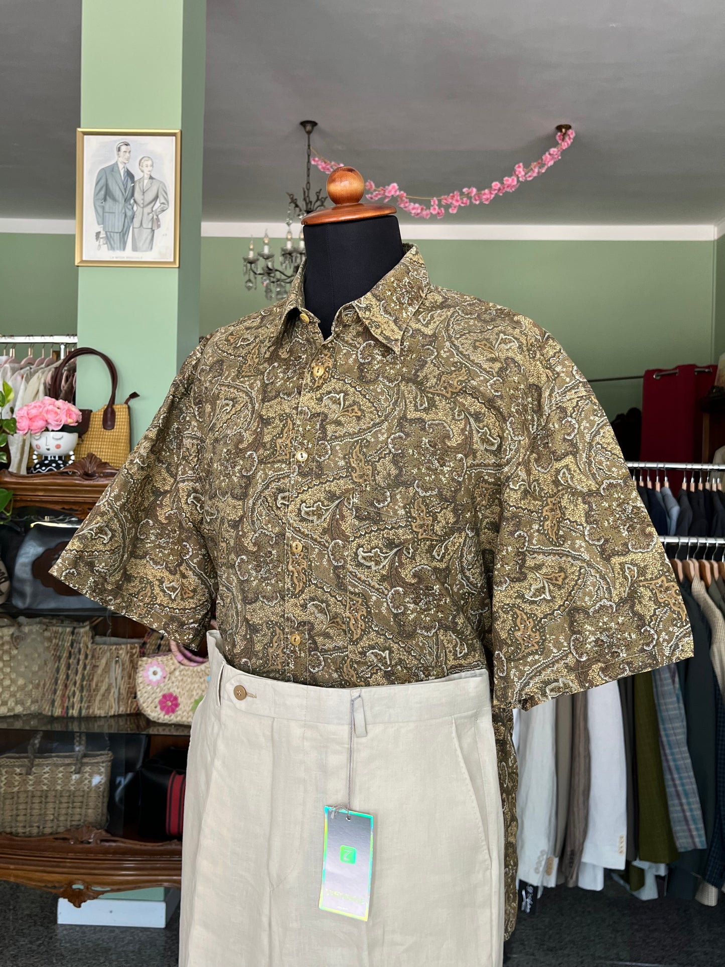 Camicia a maniche corte tg. L-XL