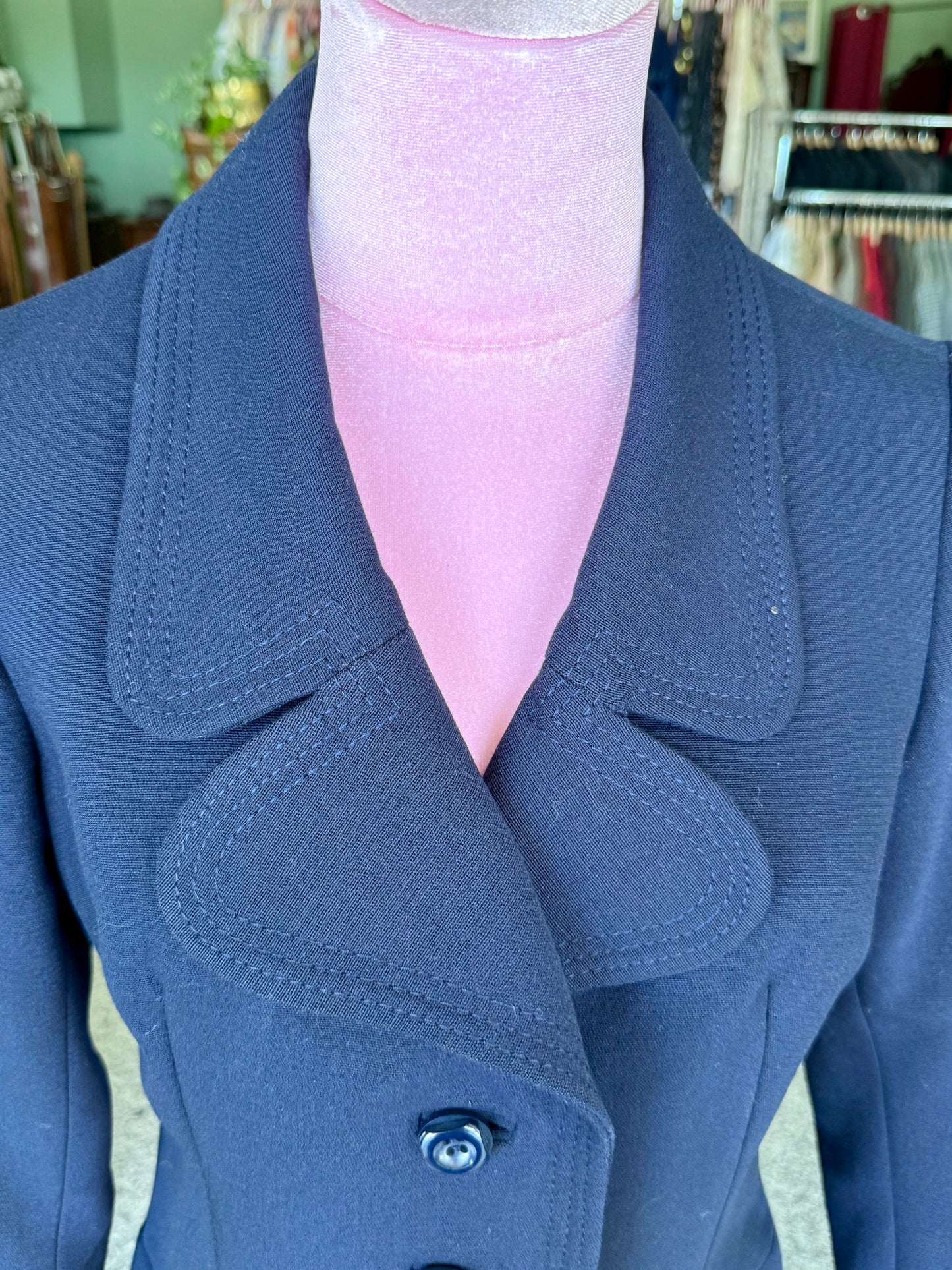 Cappotto anni ‘60 blu notte - TG. 40