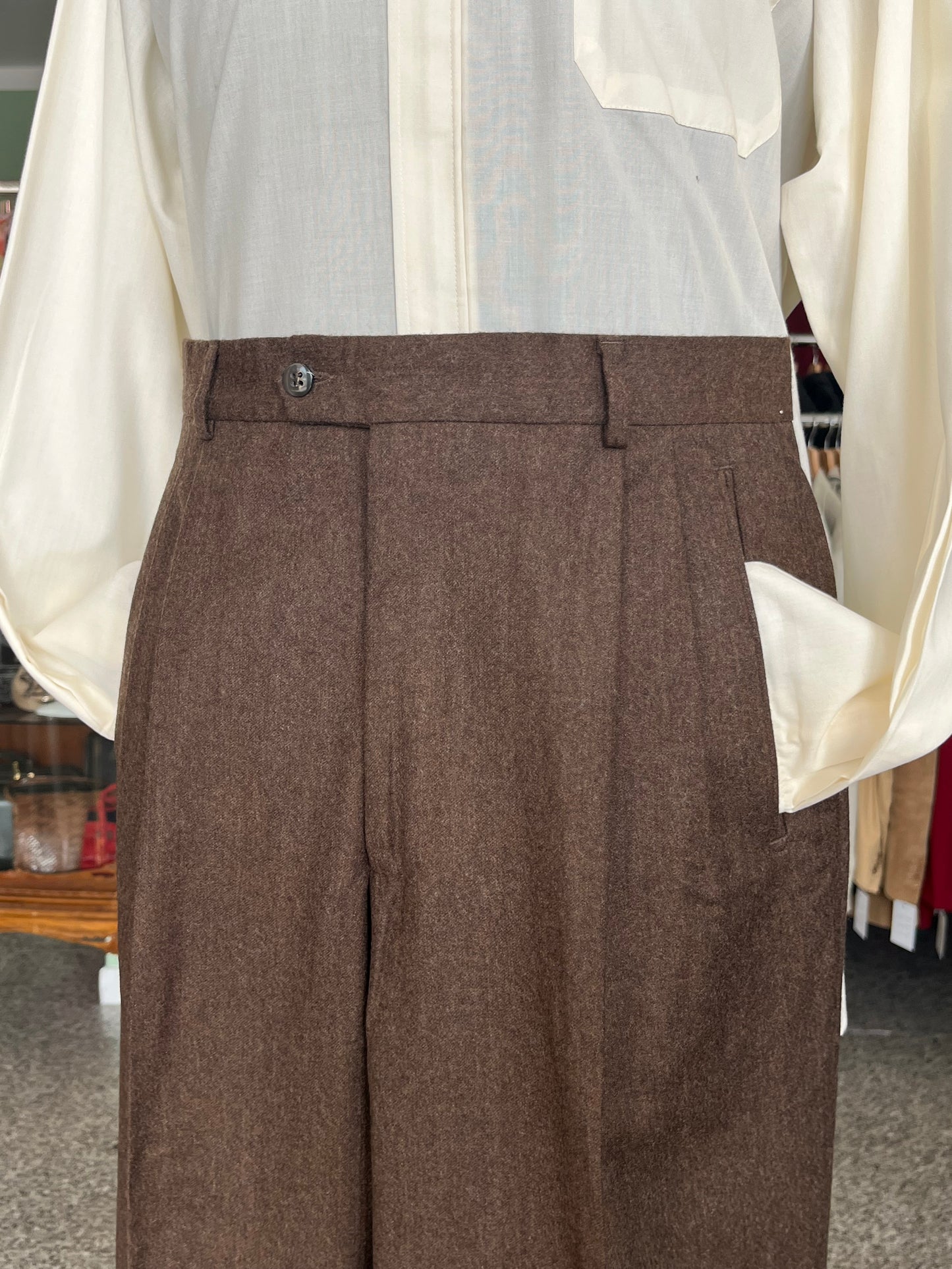 Calzoni in flanella NOS tg. 46