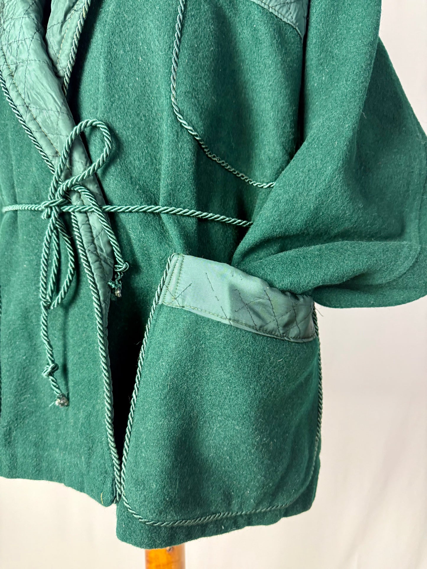 Giacca da camera color verde bosco tg. M-L