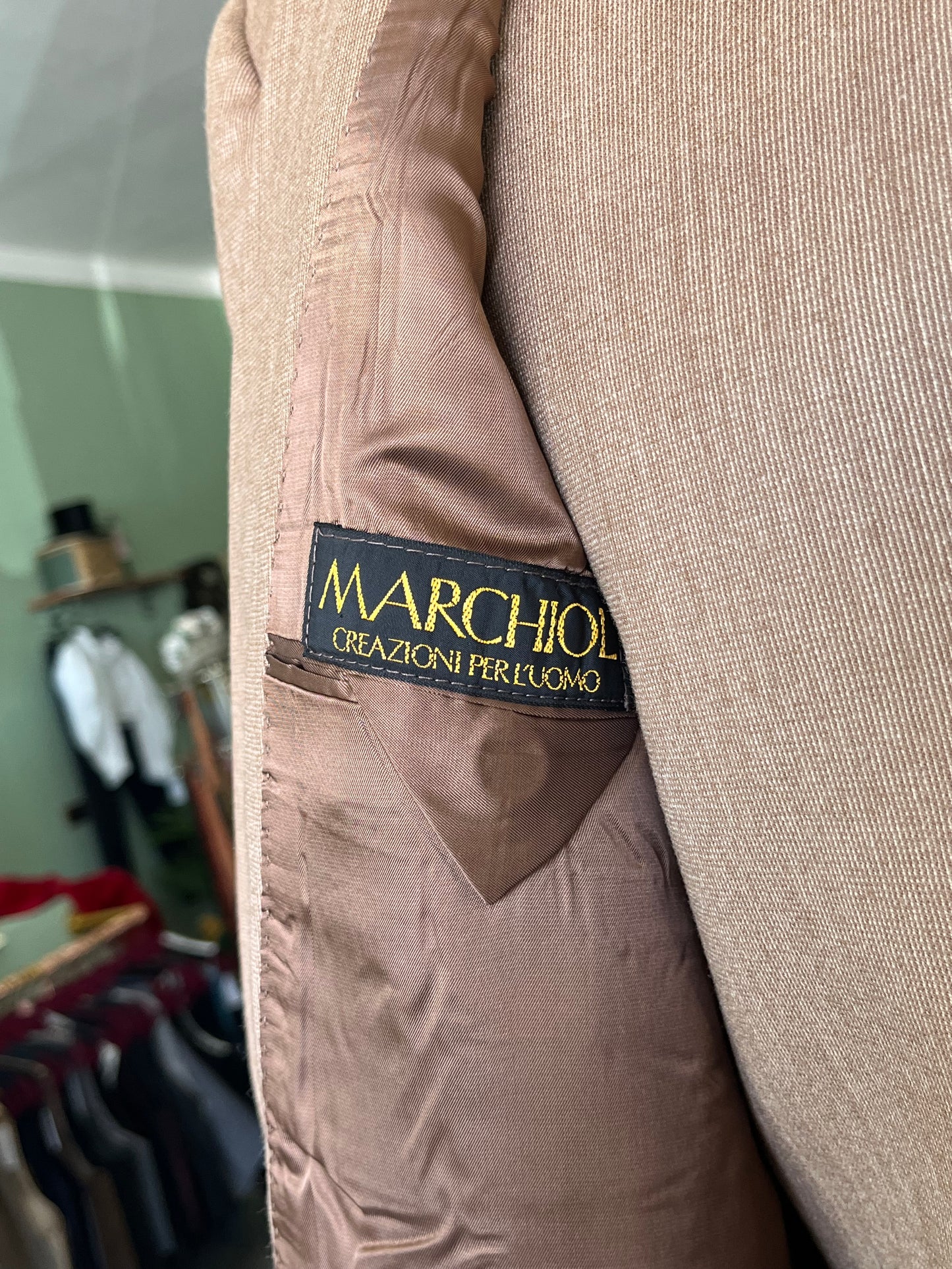 Completo tre pezzi anni '70 tg. 50 drop 1