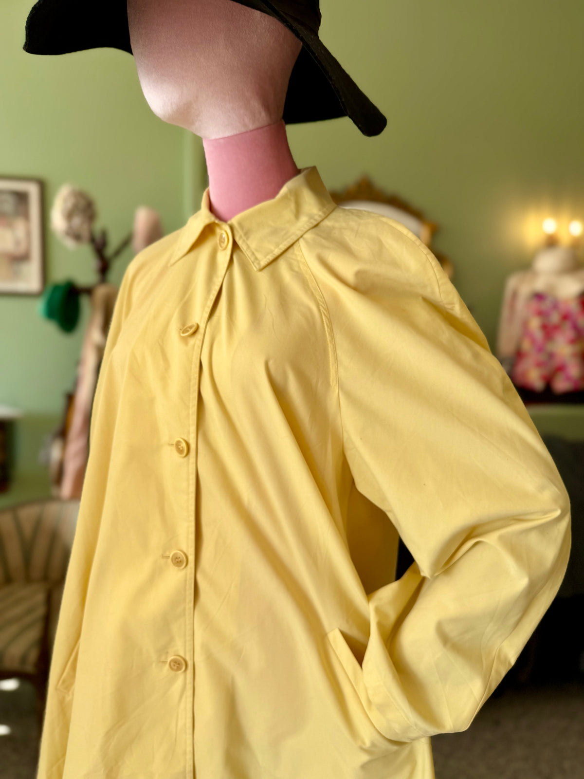 Trench anni ‘80 giallo 💛 - TG. U