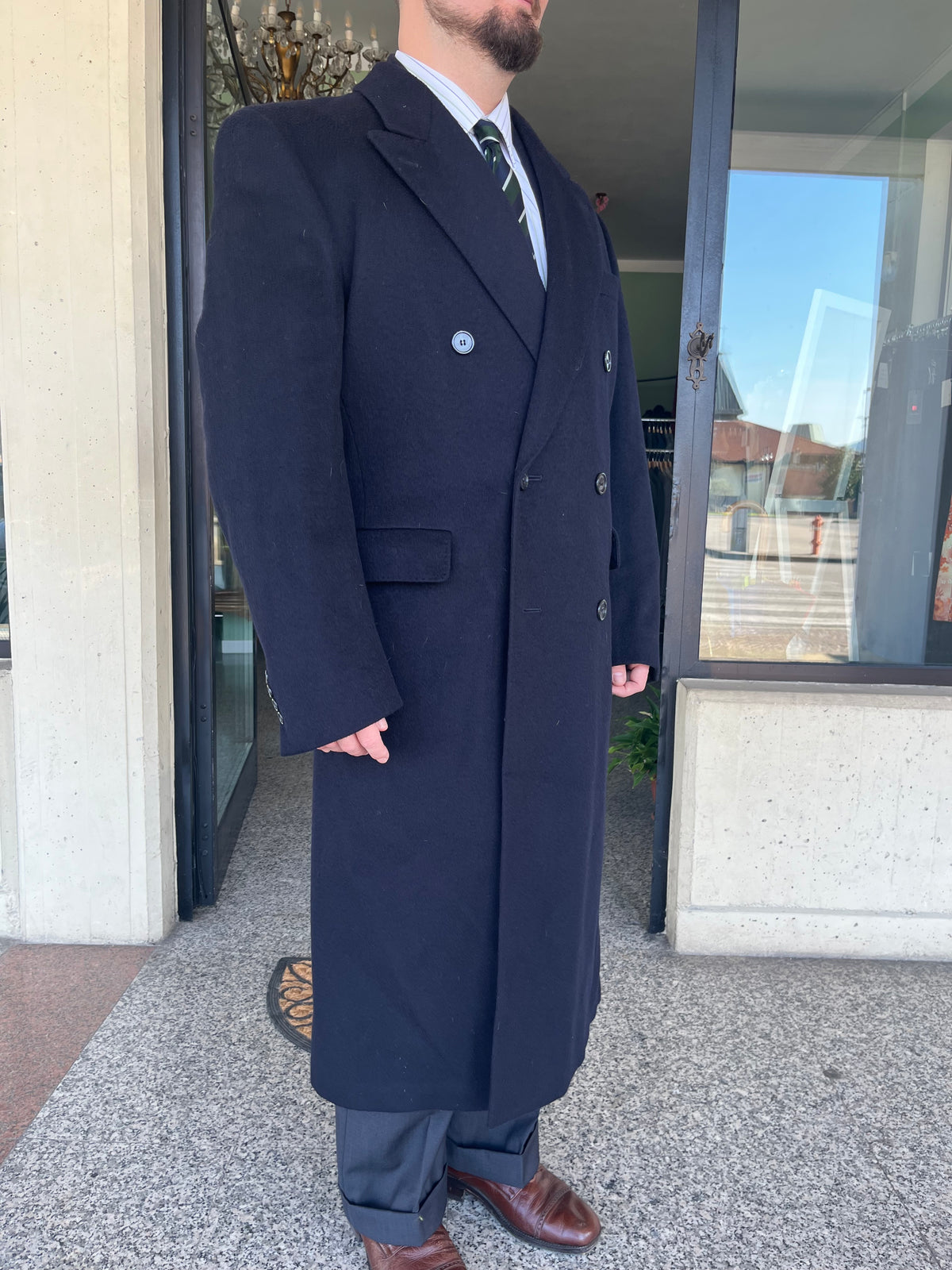 Cappotto doppiopetto anni ‘80 tg. 50-52