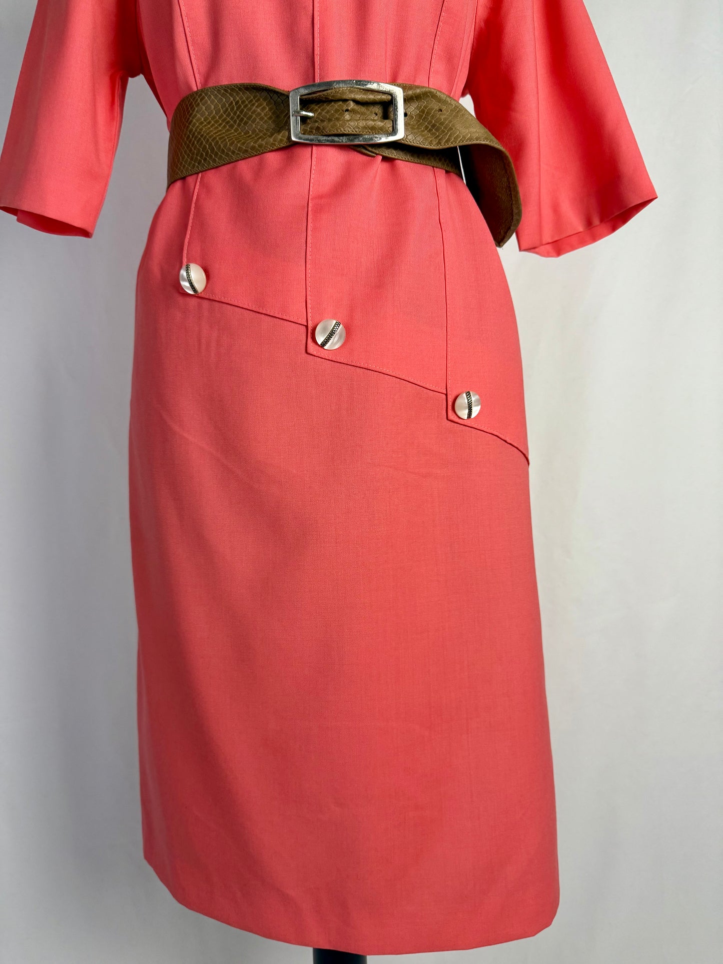 Abito anni ‘60 rosa salmone - TG. 44/46