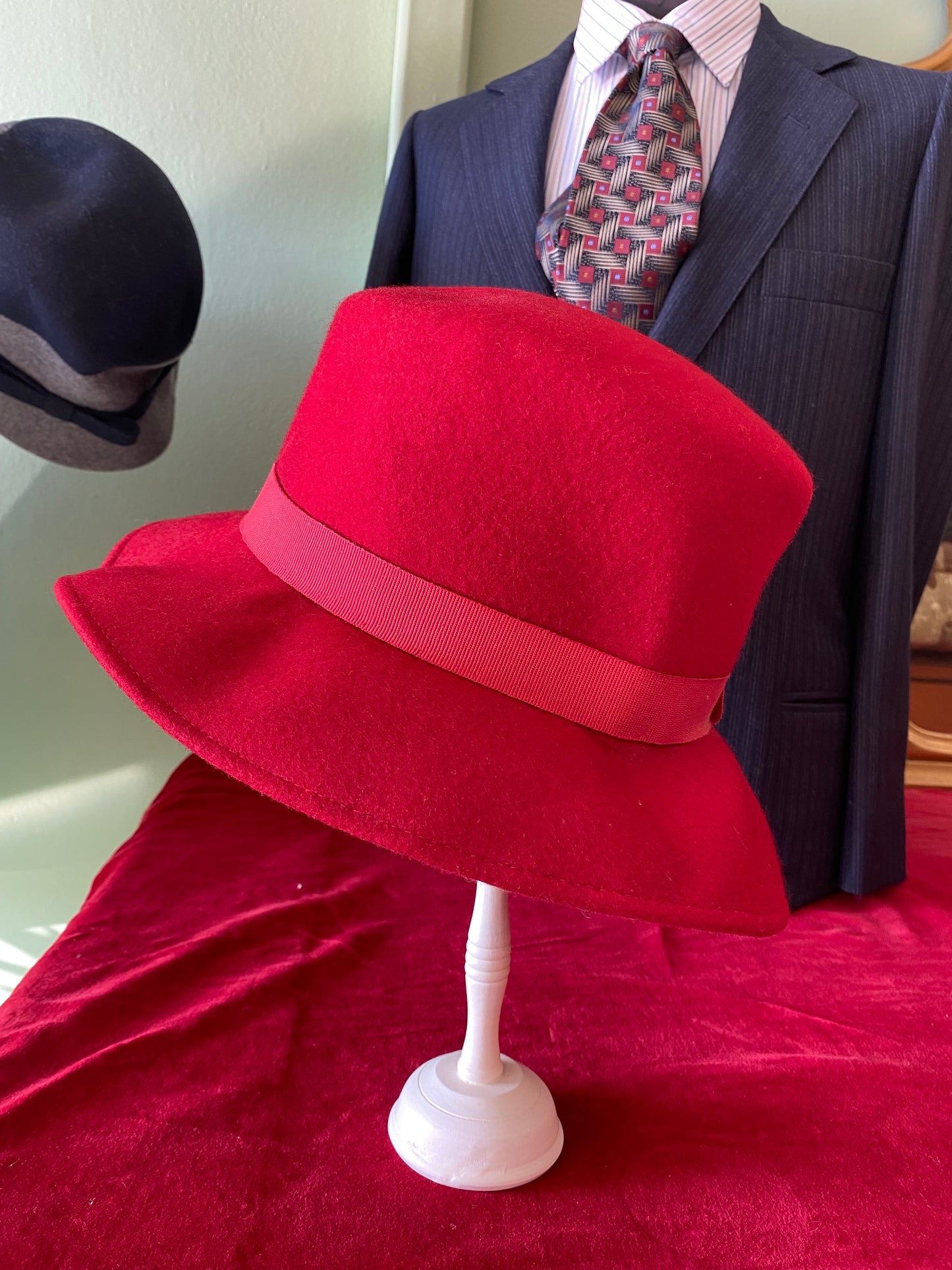 Cappello in lana rosso
