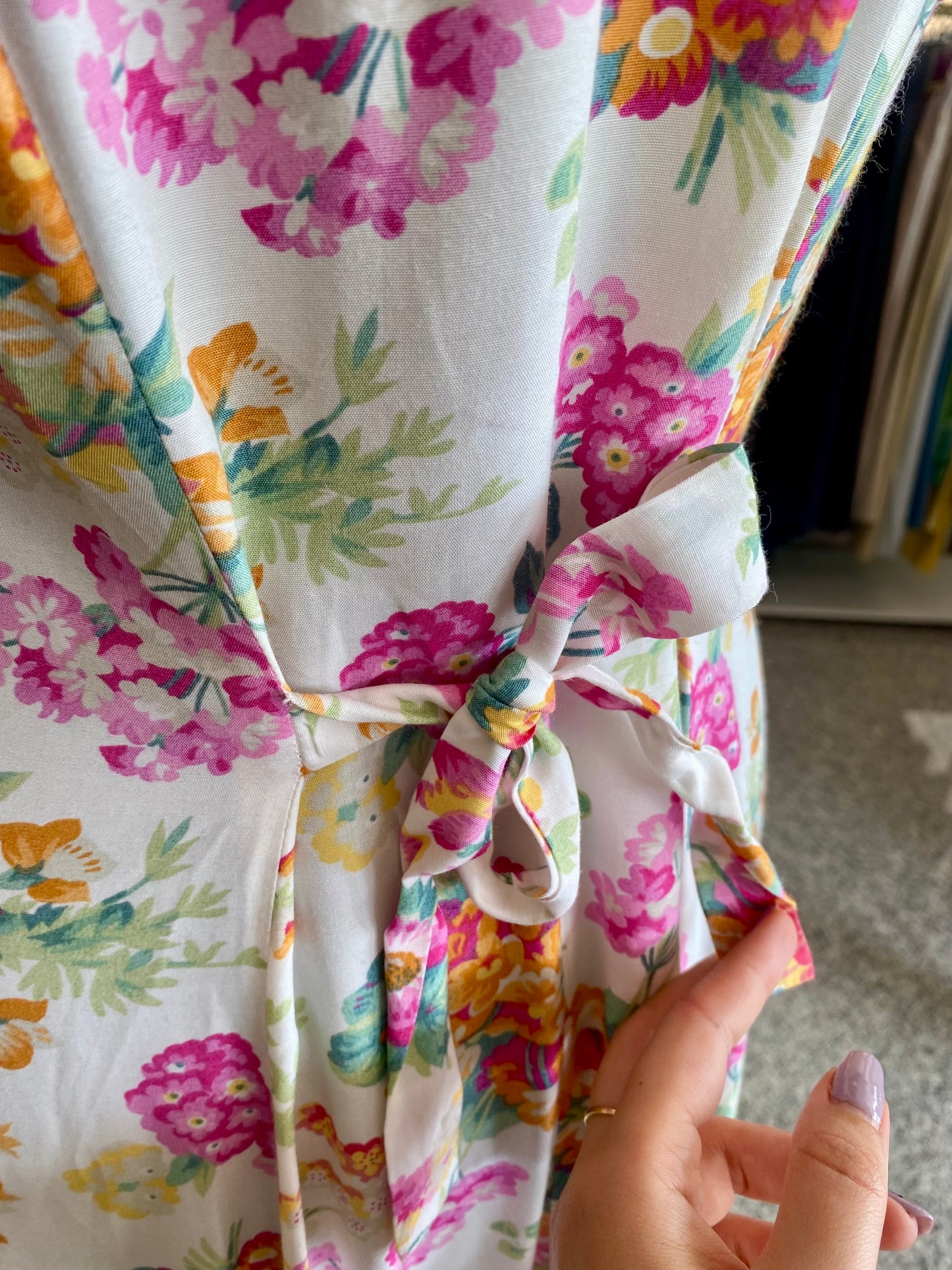 Abito con stampa floreale - TG. 40/42