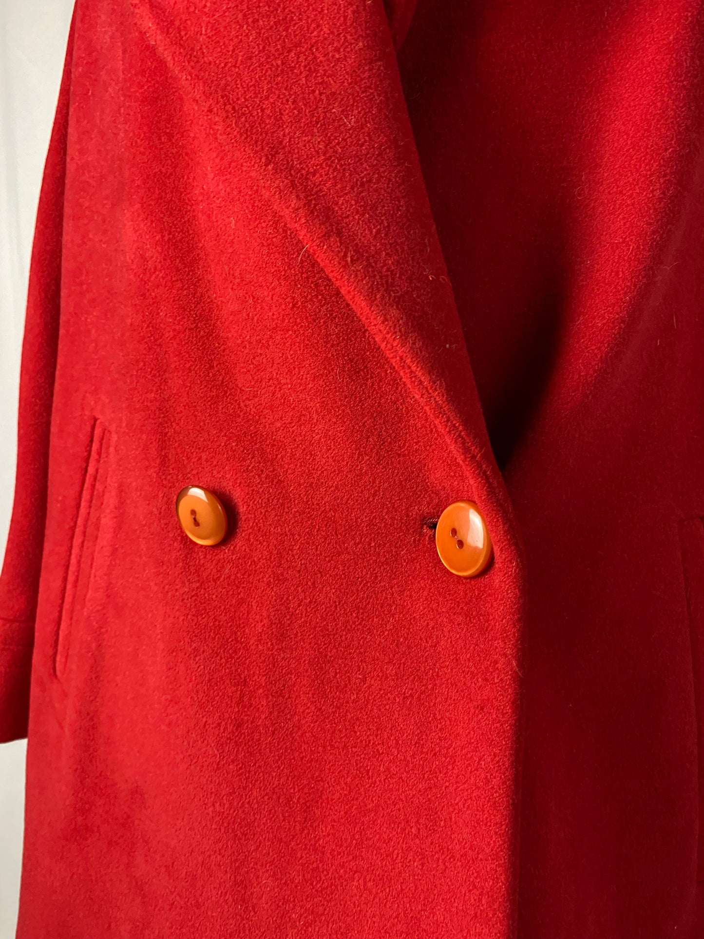 Cappotto rosso anni ‘80 - TG. Ok da 48 in su - guarda le misure