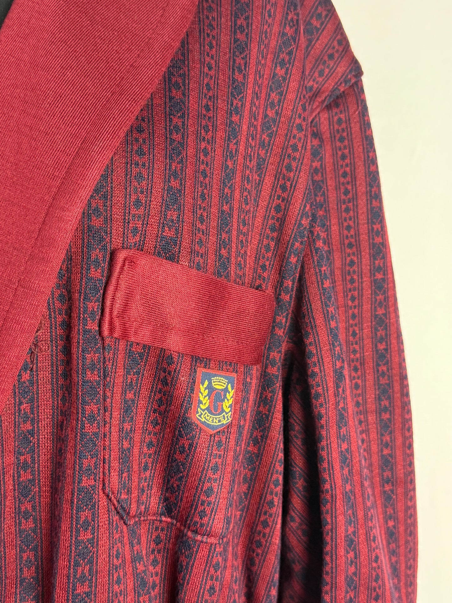 Giacca da camera blu e bordeaux NOS - TG. 54