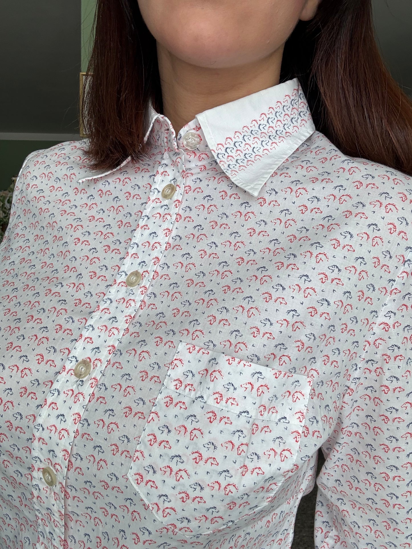 Camicia con cavalli 🐴 - TG. 40/42