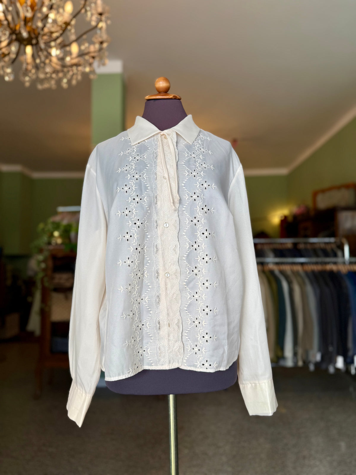 Camicia romantica panna - TG. 46/48