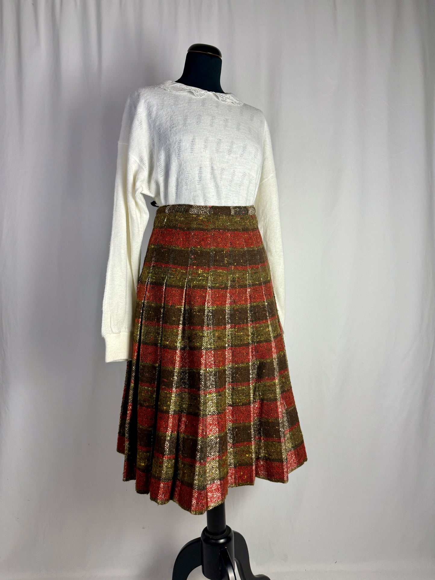 Gonna scozzese anno ‘70 in lana pesante - TG.