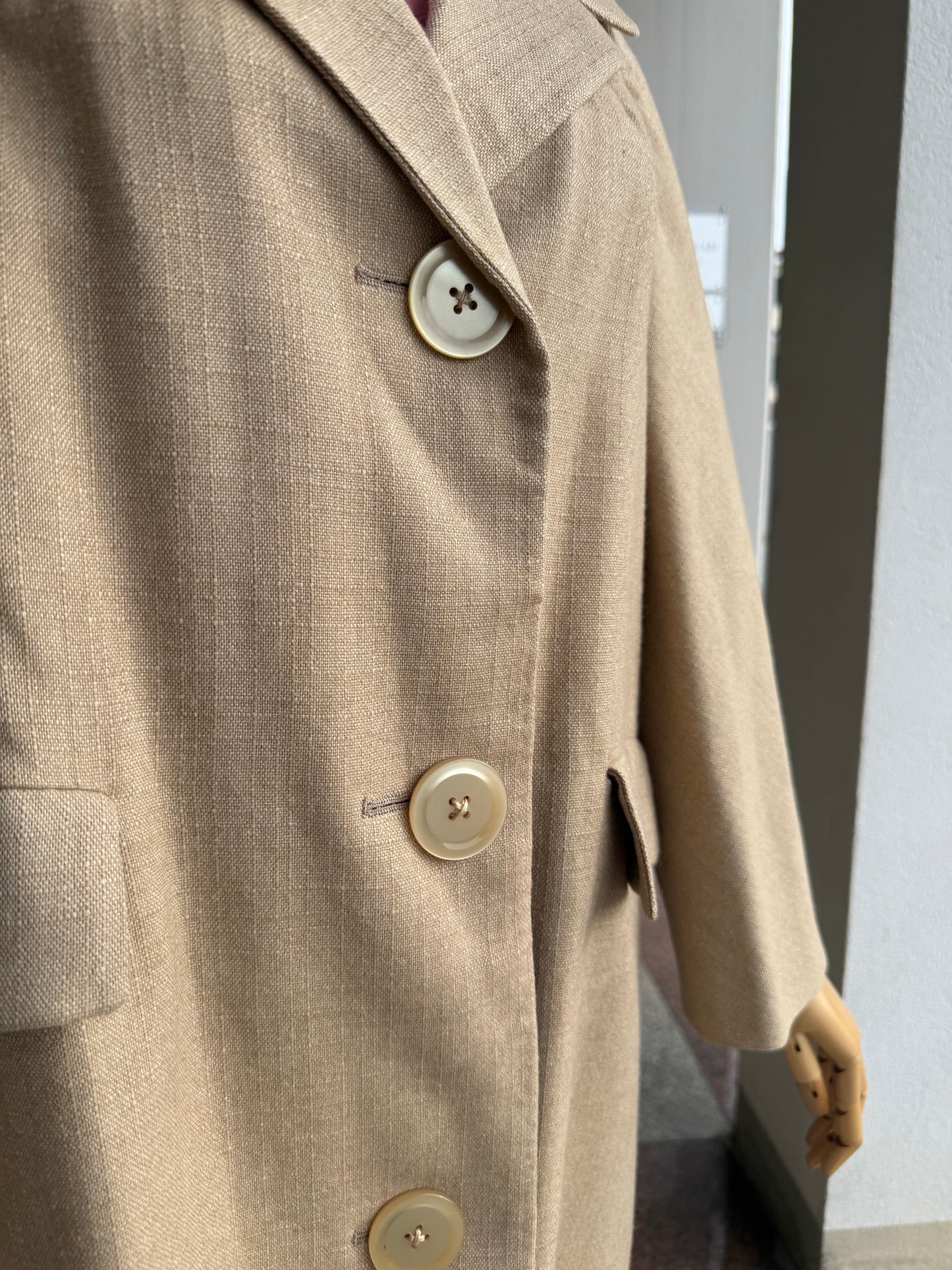 Cappotto anni ‘60 beige - TG. 44
