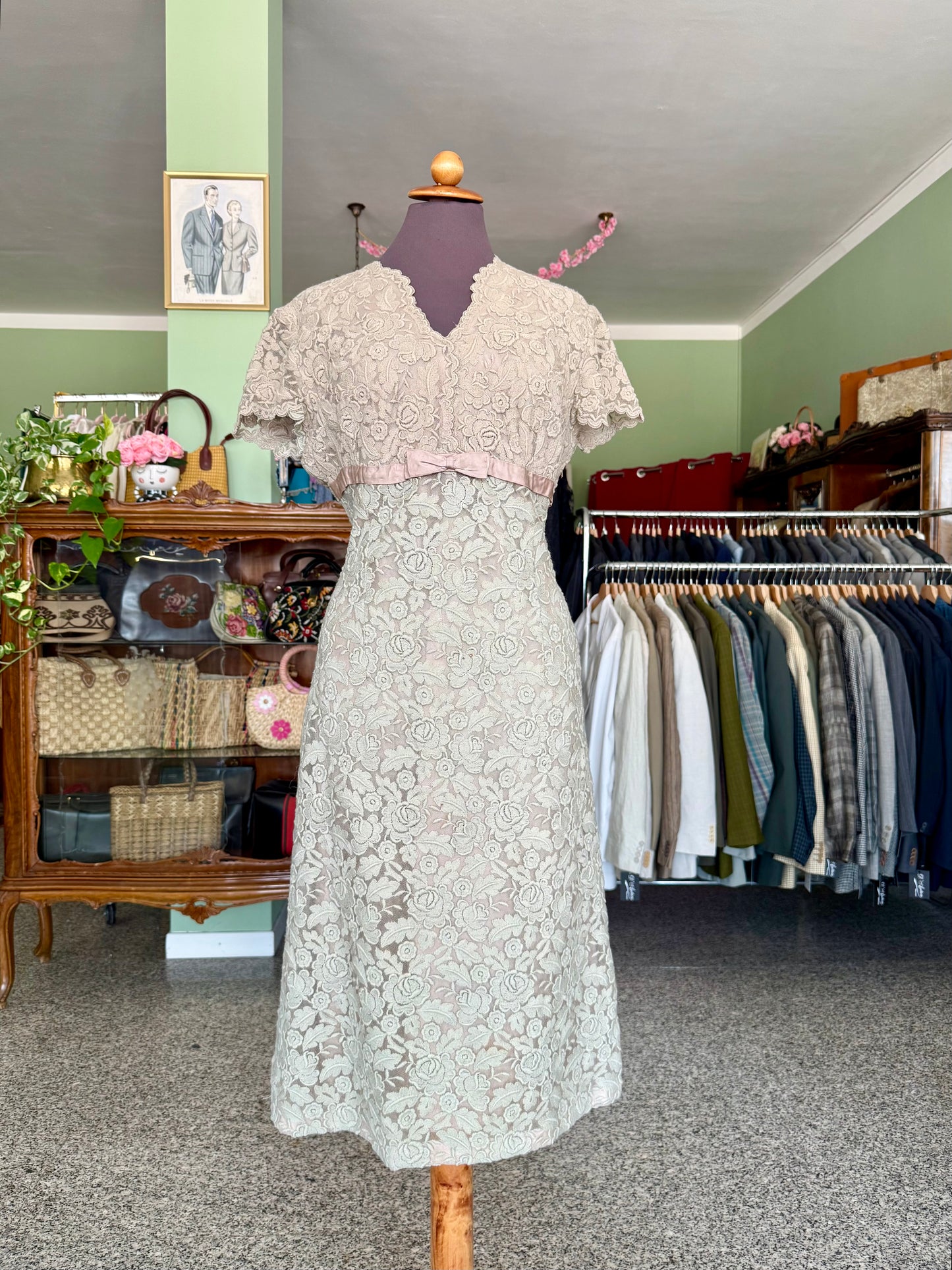 Abito in pizzo anni ‘60 - TG. 44 circa