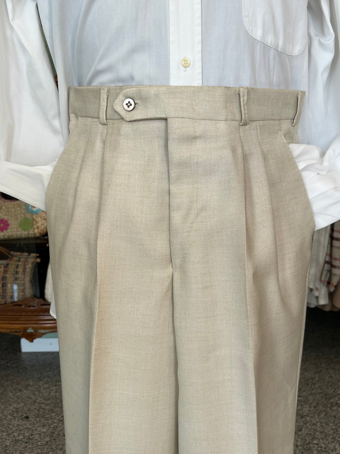 Calzoni in cotone/viscosa NOS tg. 46