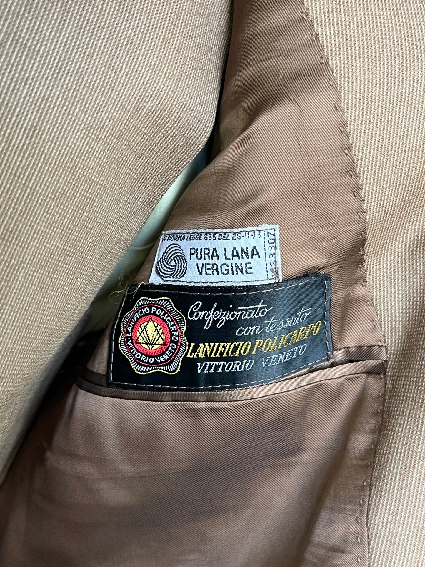 Completo tre pezzi anni '70 tg. 50 drop 1