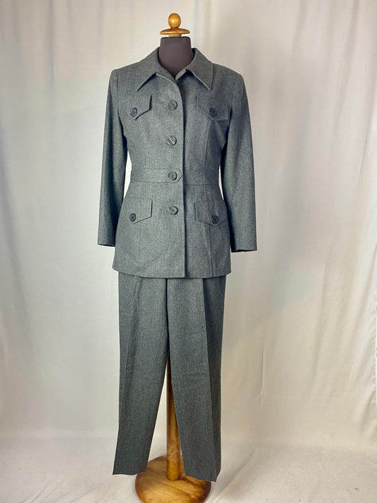 Tailleur grigio in lana - TG. 38