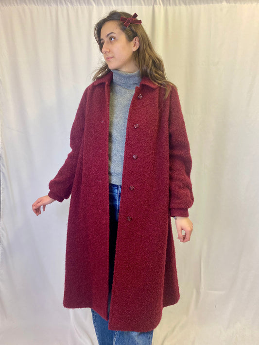 Cappotto in bouclé di lana - TG 40/42