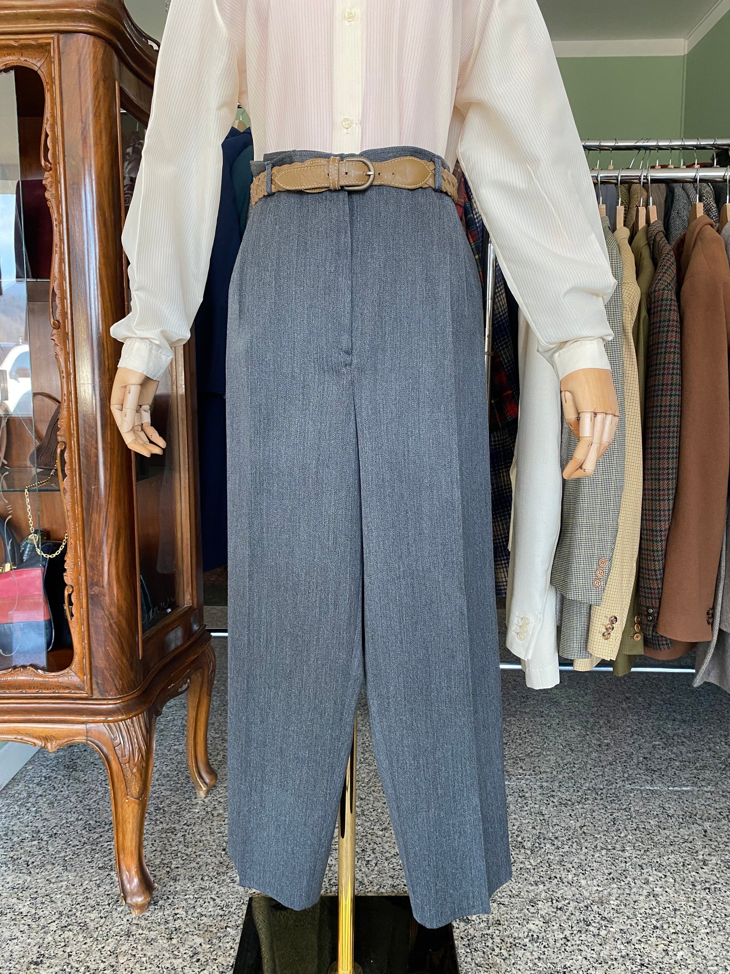 Pantaloni classici grigi - TG. 46