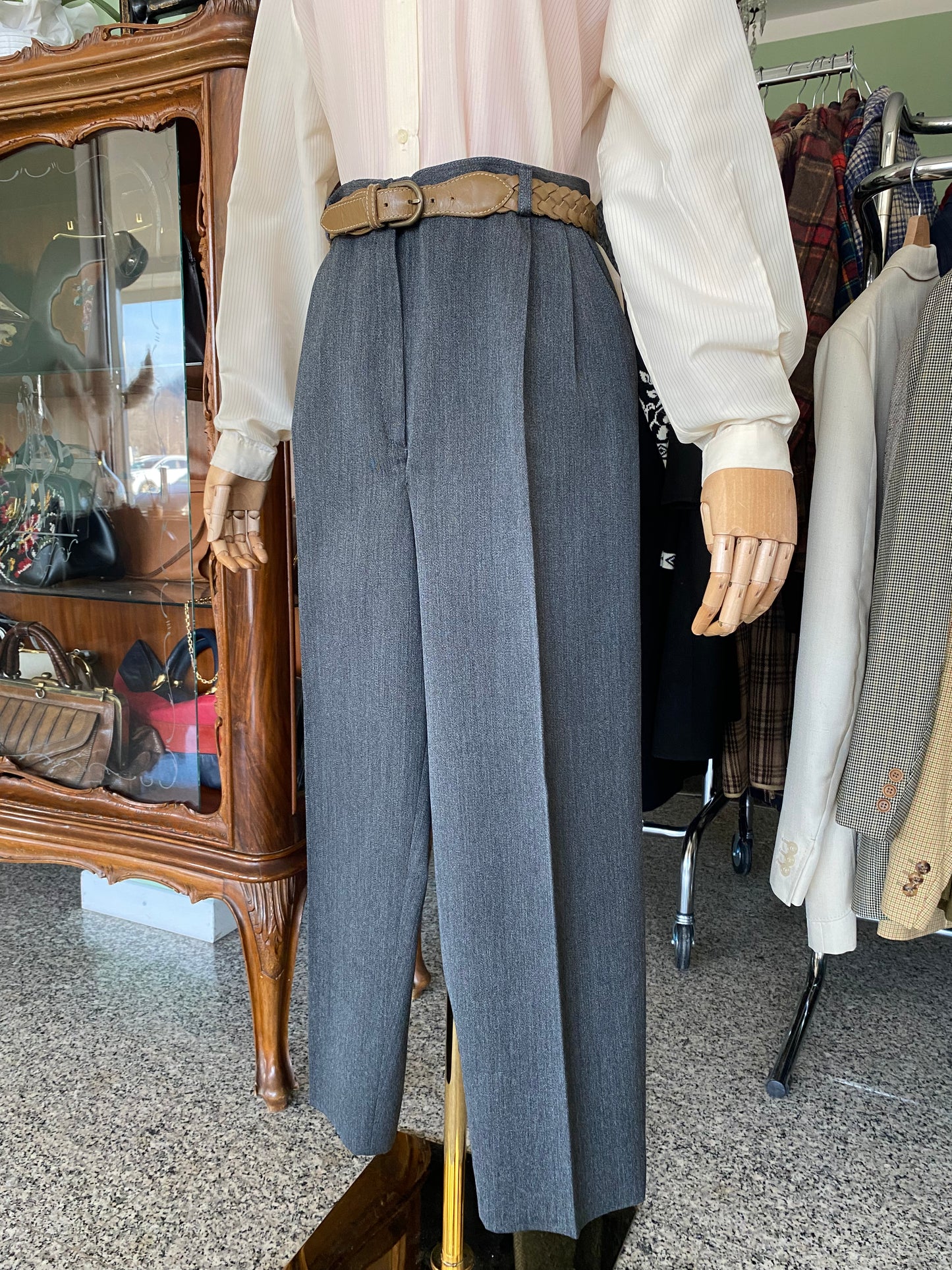 Pantaloni classici grigi - TG. 46