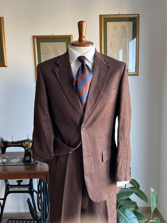 Completo anni ‘90 lino marrone