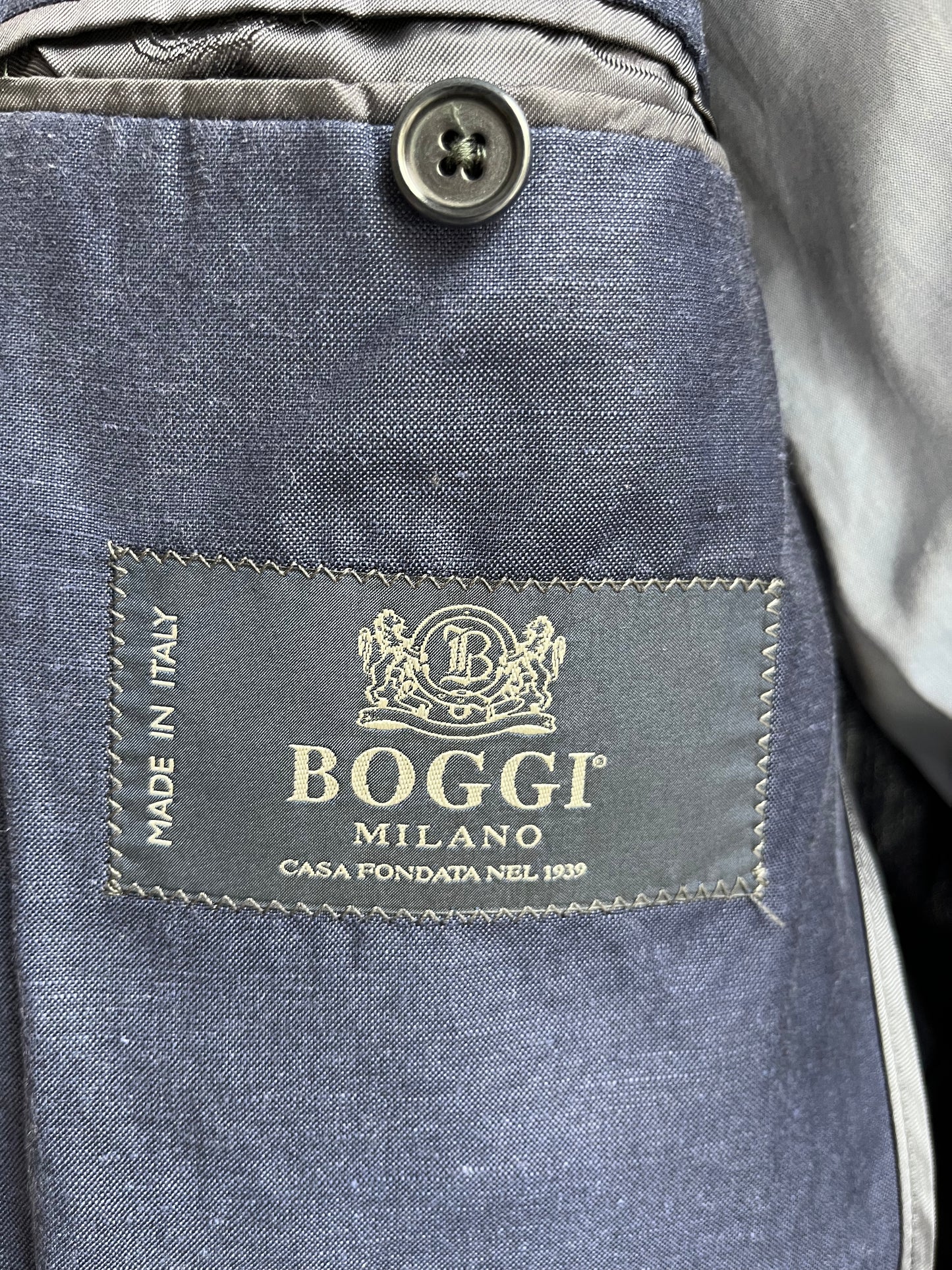 Completo Boggi in puro lino